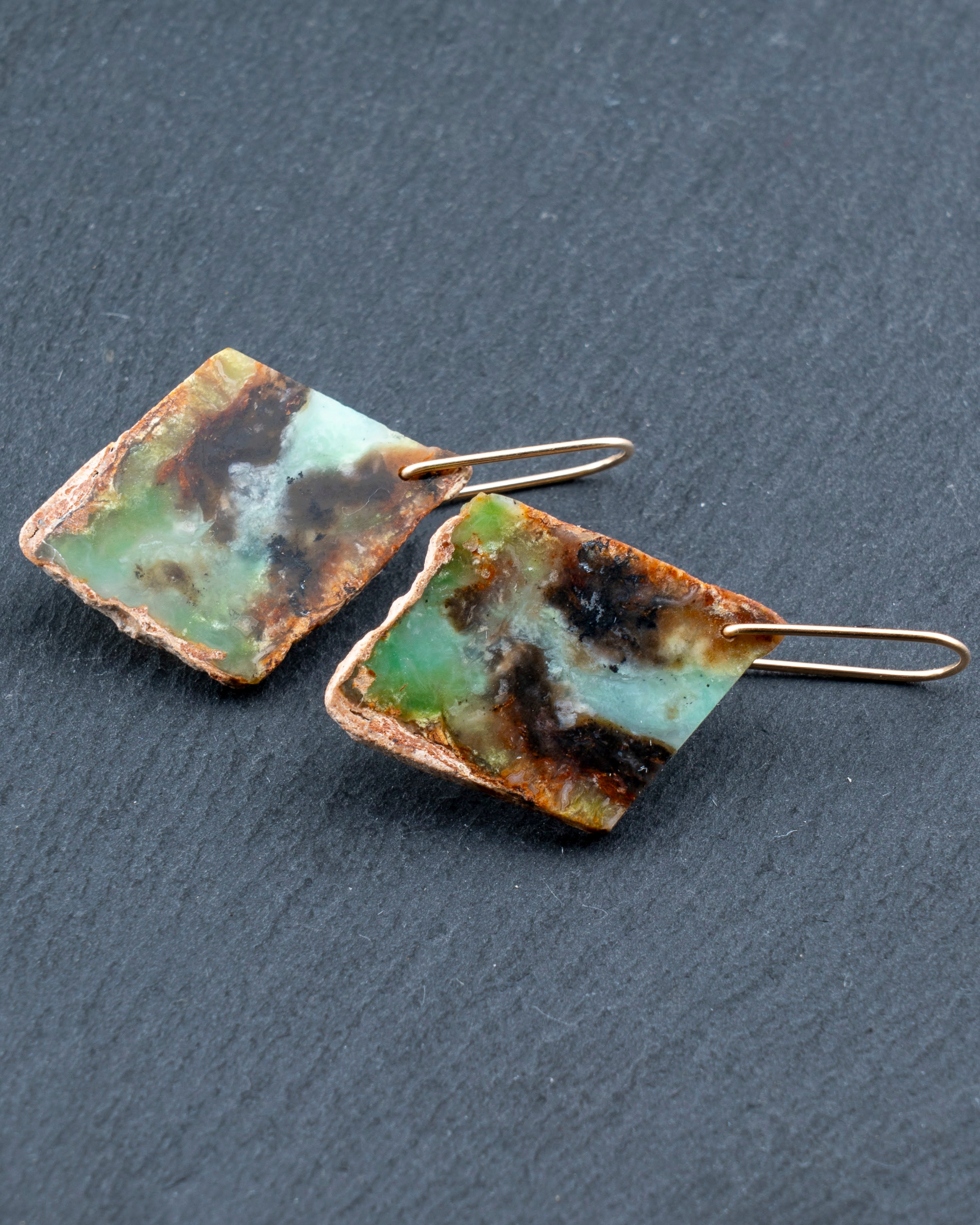 Australian Chrysoprase Dangles