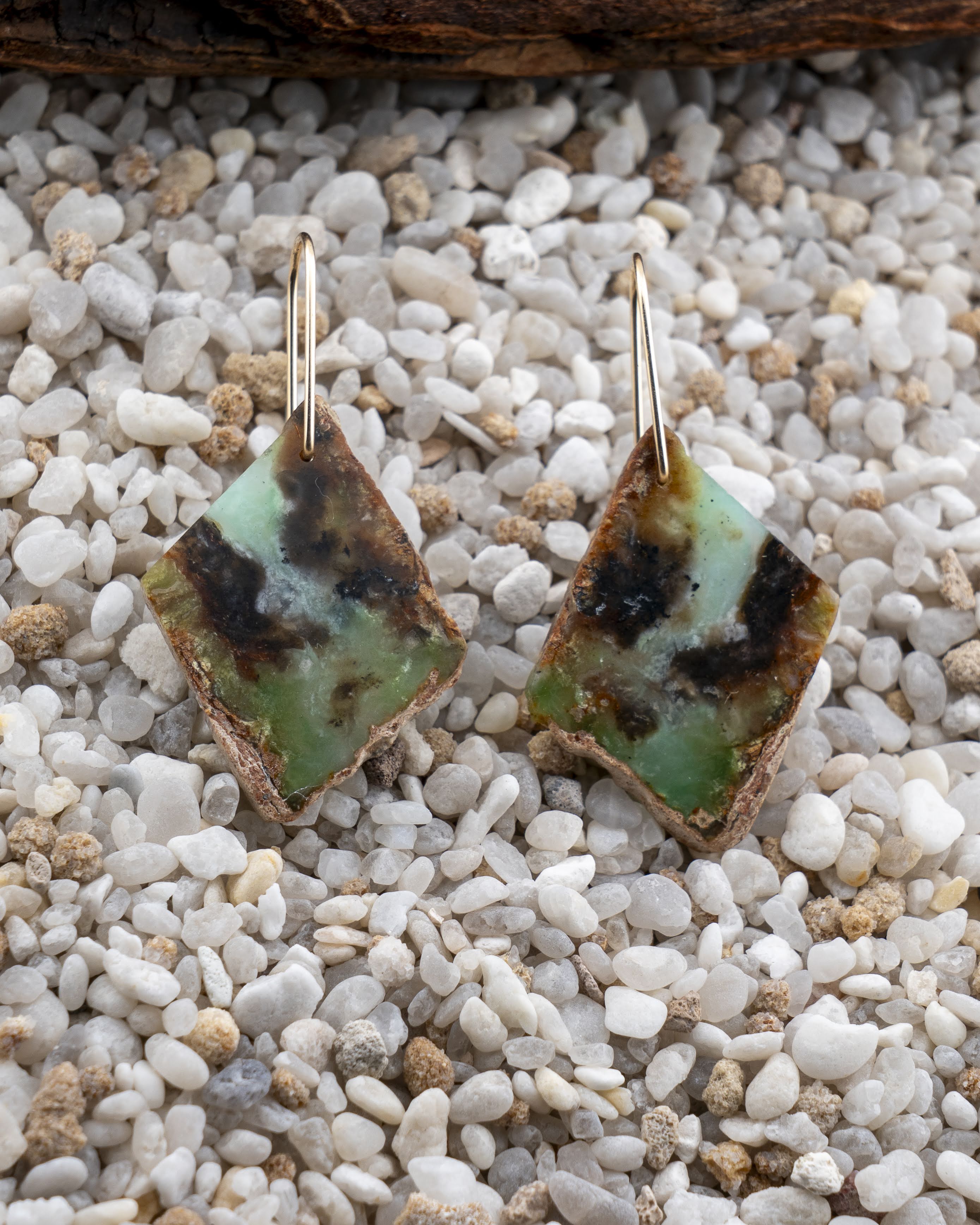 Australian Chrysoprase Dangles