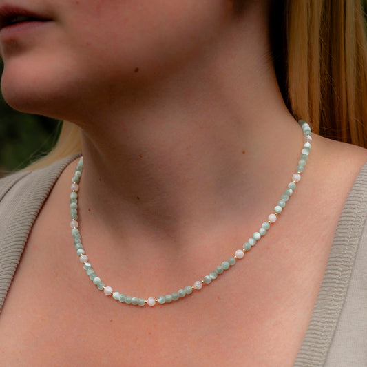 Green Moonstone Necklace