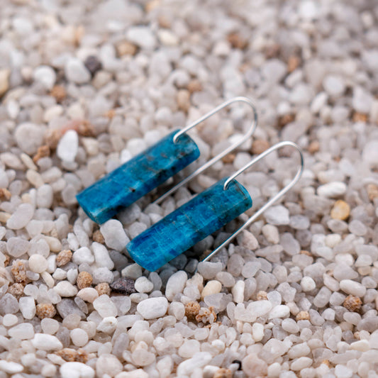Blue Apatite Dangles