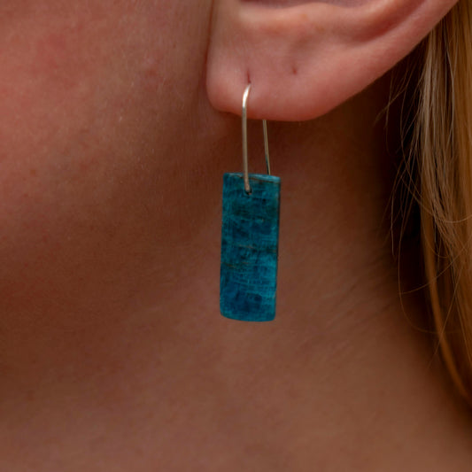 Blue Apatite Dangles