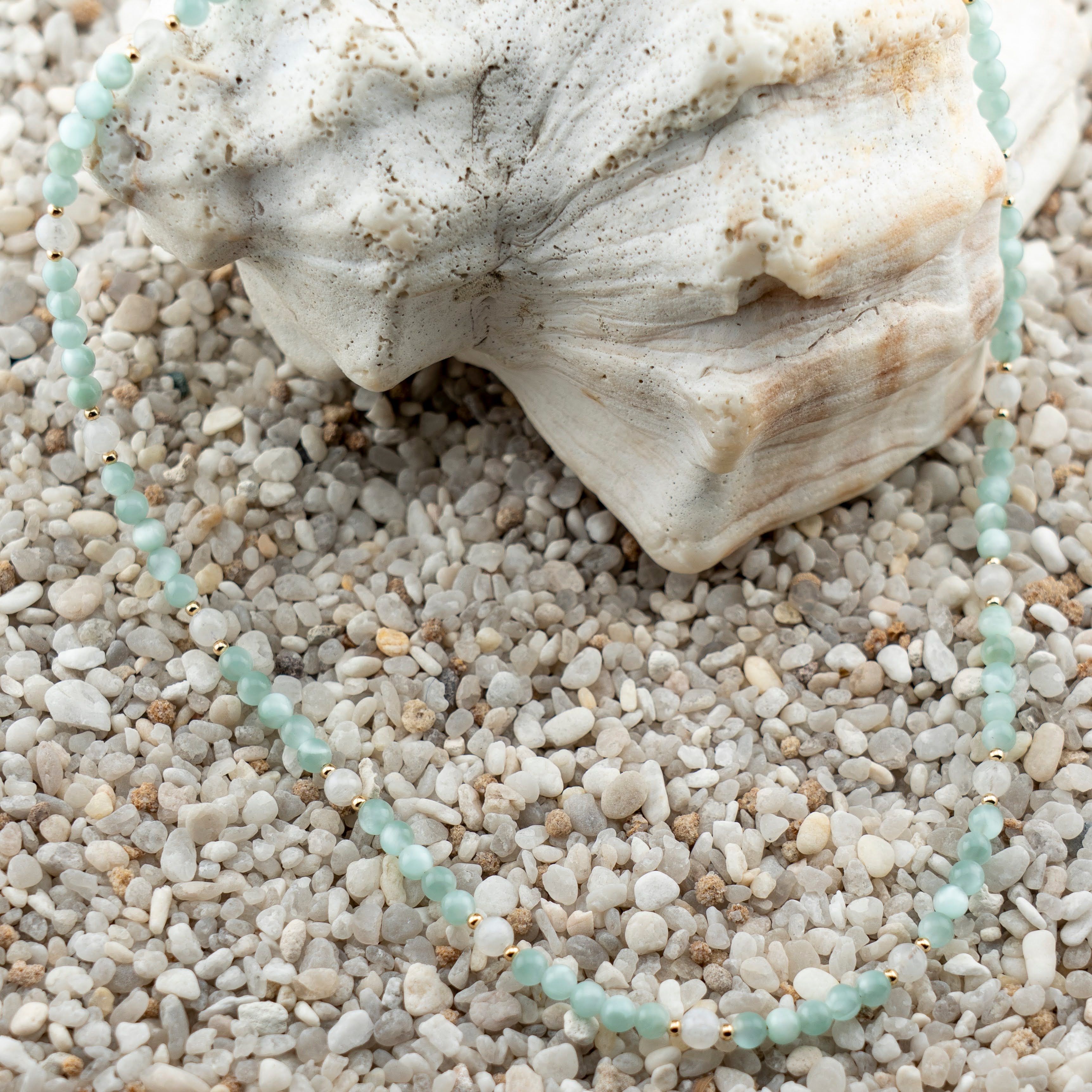 Green Moonstone Necklace