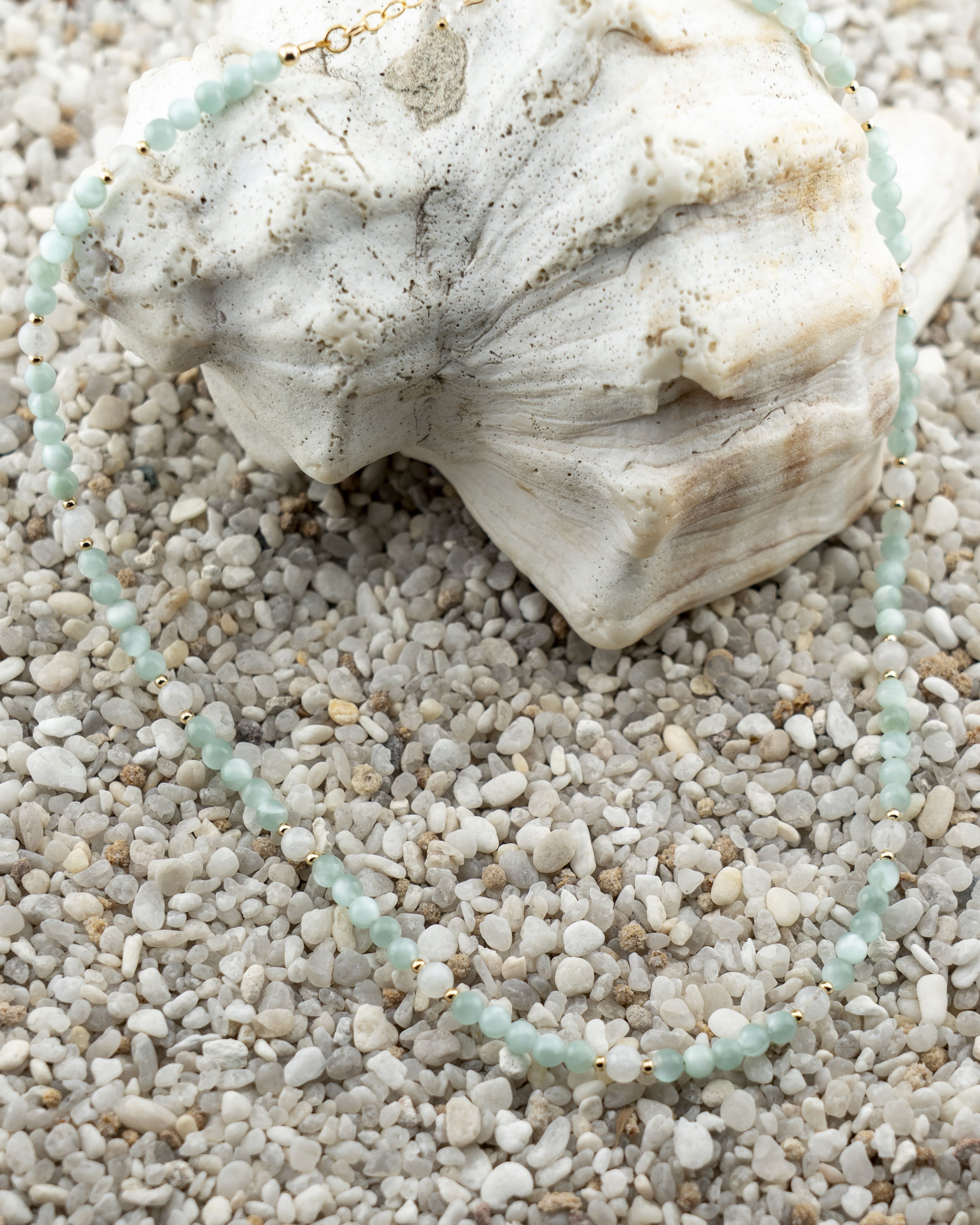 Green Moonstone Necklace
