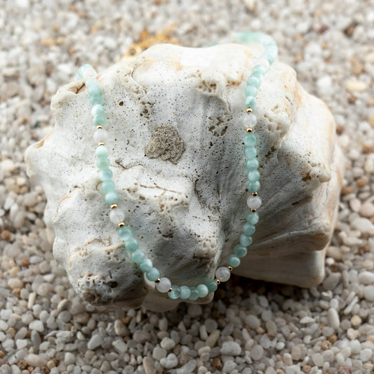 Green Moonstone Necklace