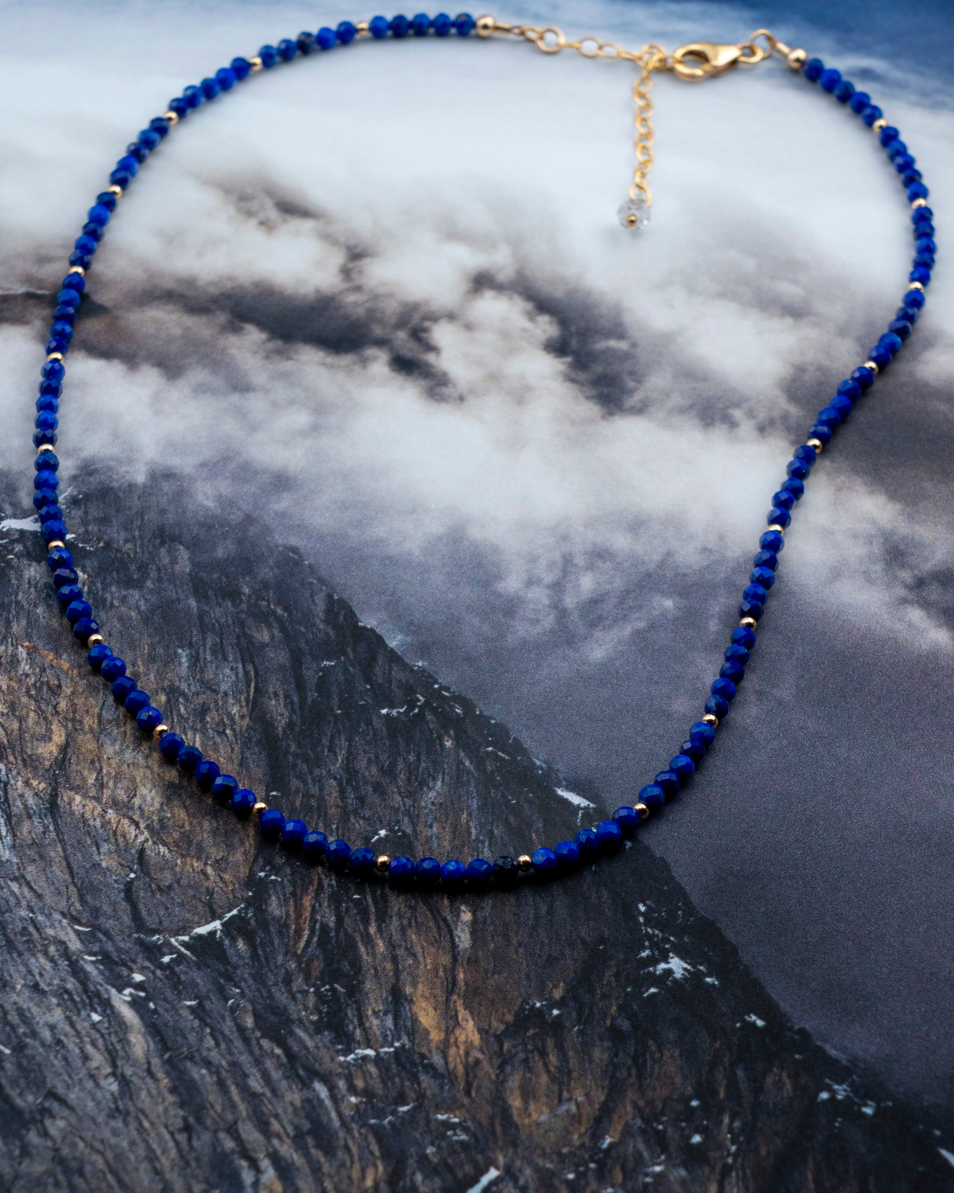 Oceanic Indigo Lapis Necklace
