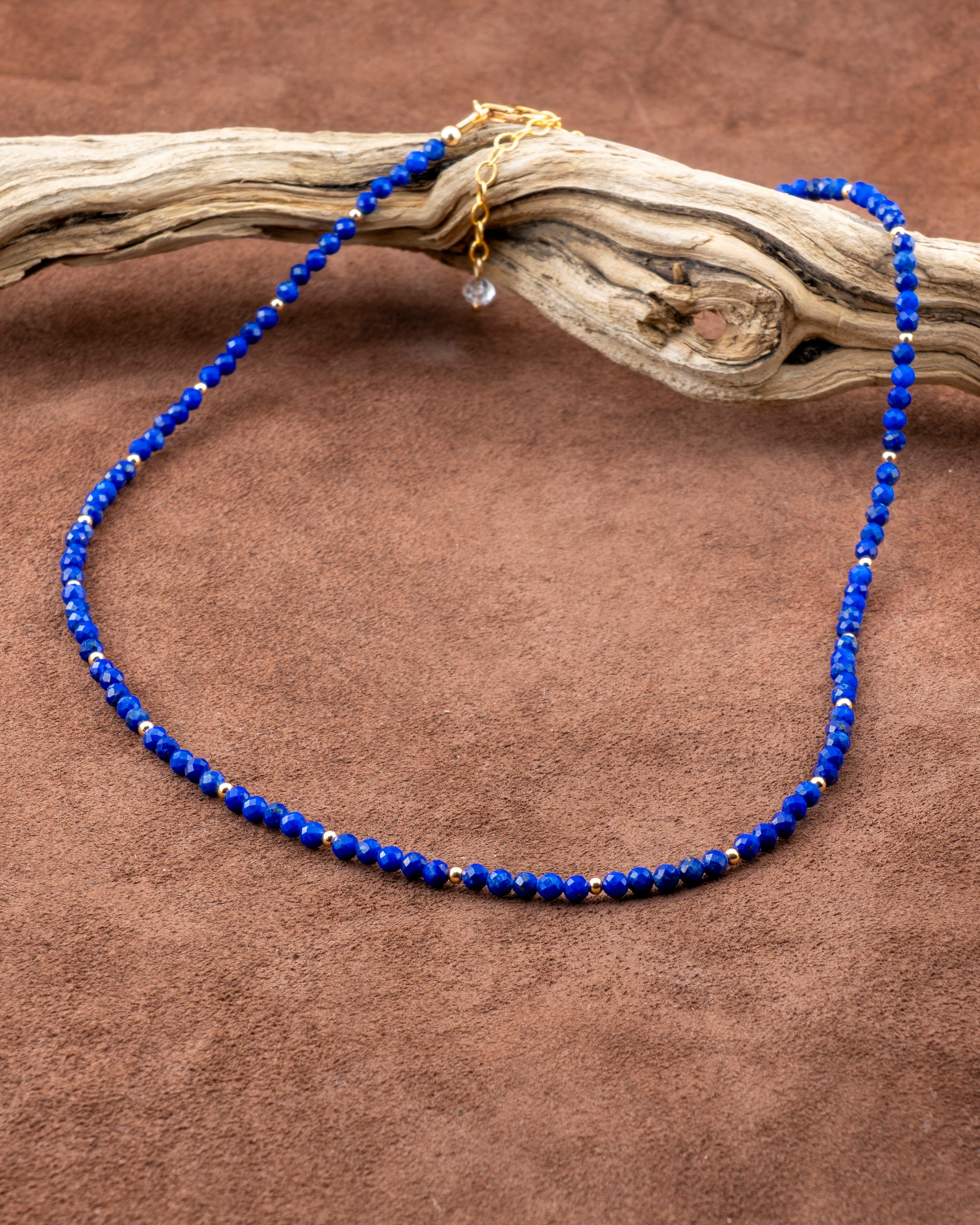 Oceanic Indigo Lapis Necklace