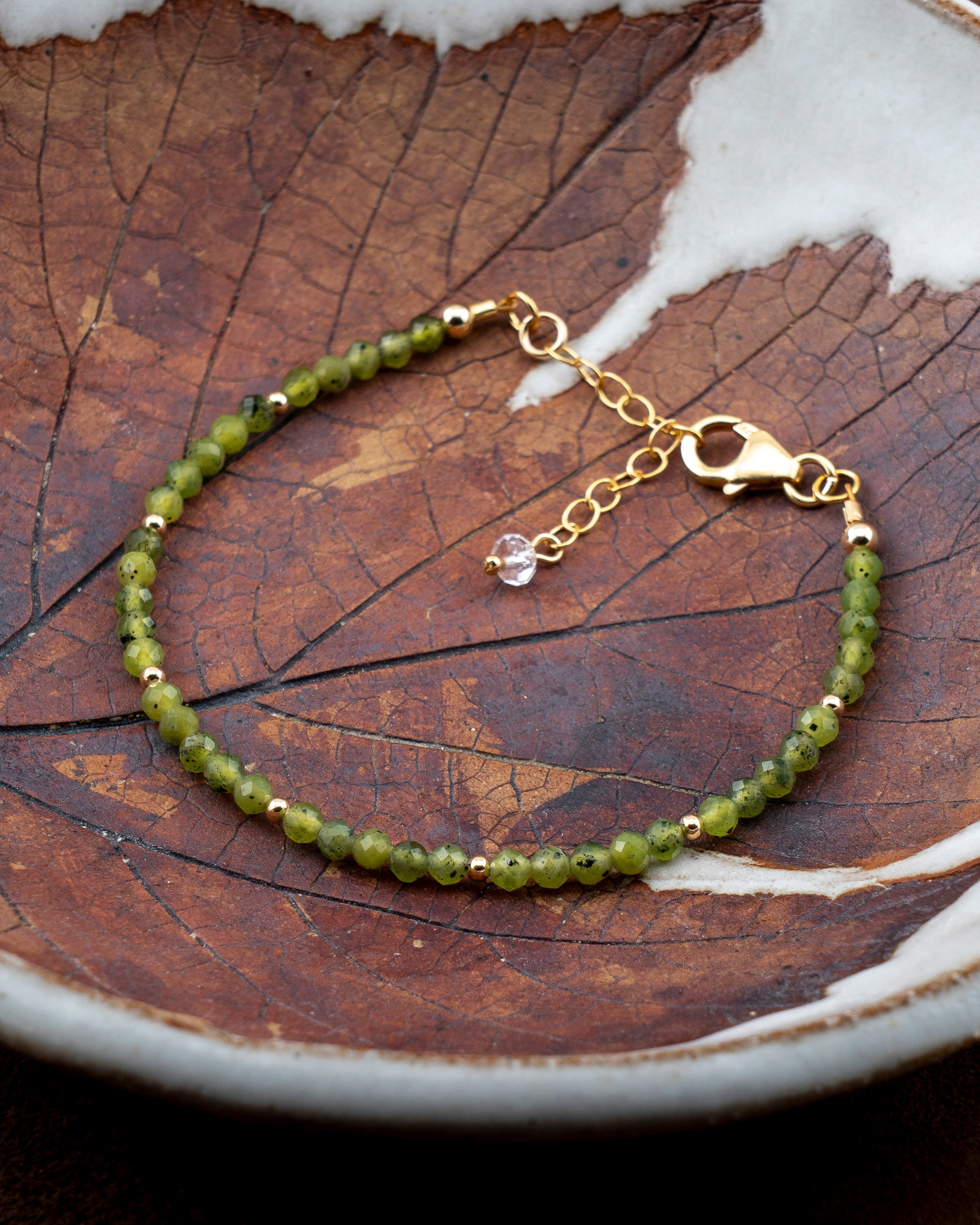 Lush Woodland Canadian Jade Bracelet