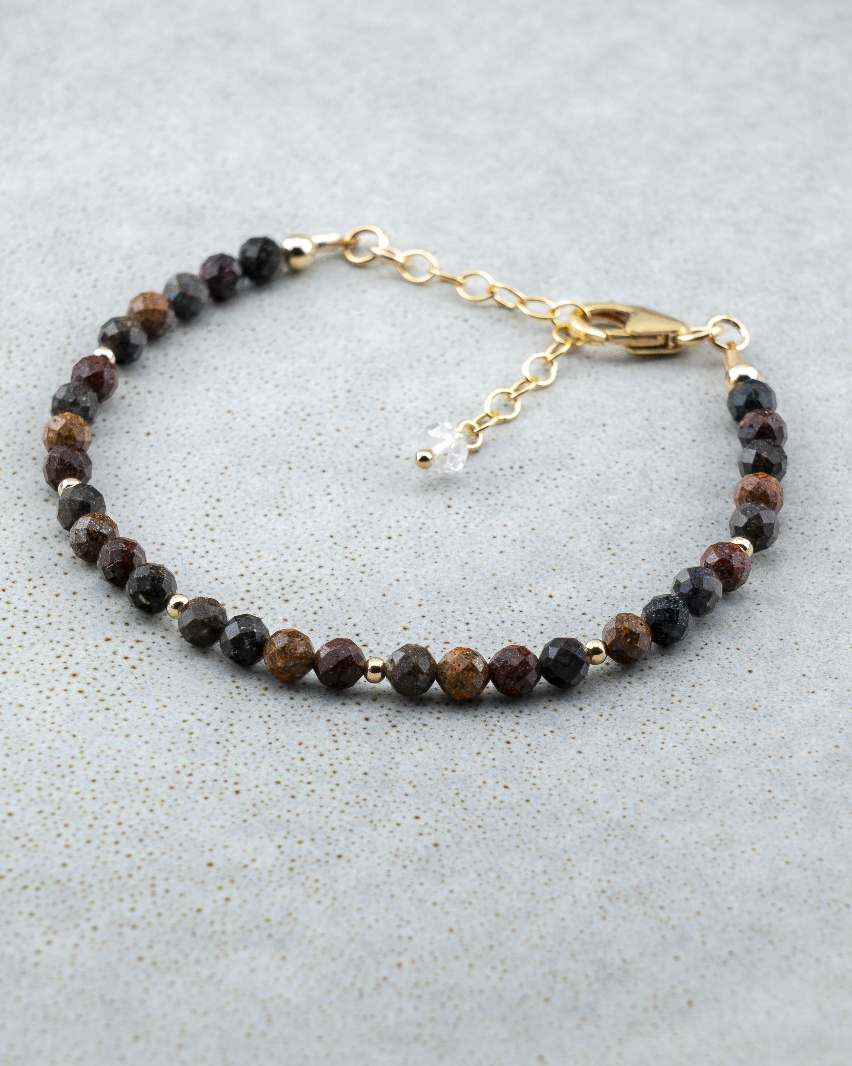 Fallen Leaves Black Opal Bracelet