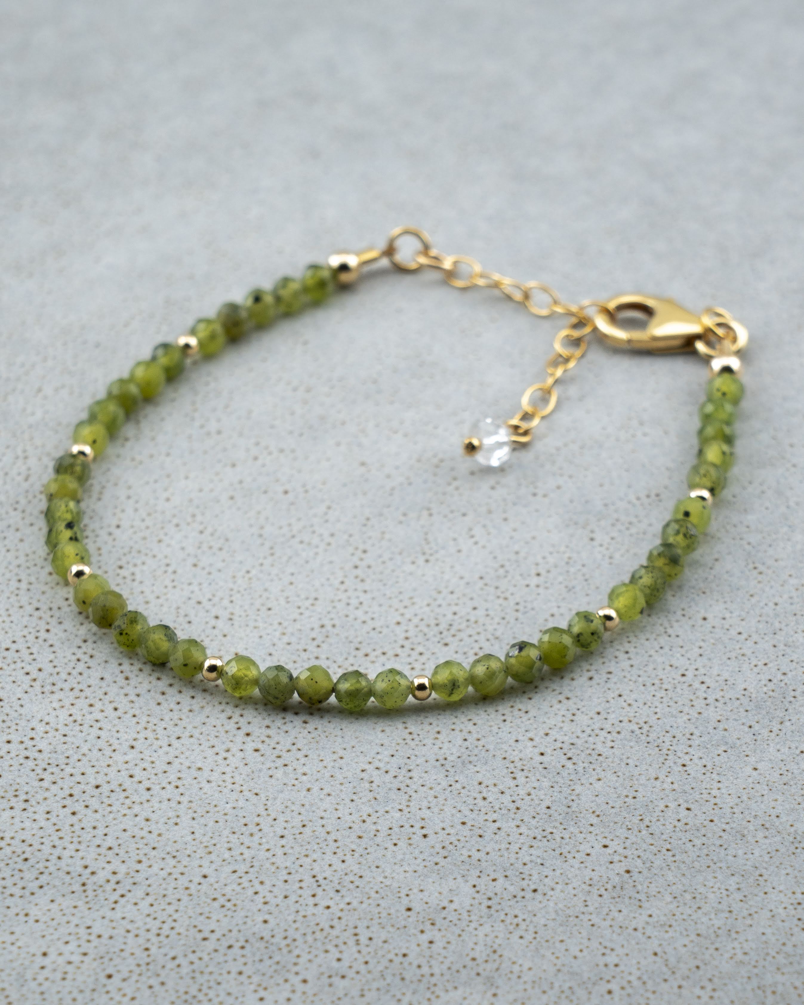 Lush Woodland Canadian Jade Bracelet