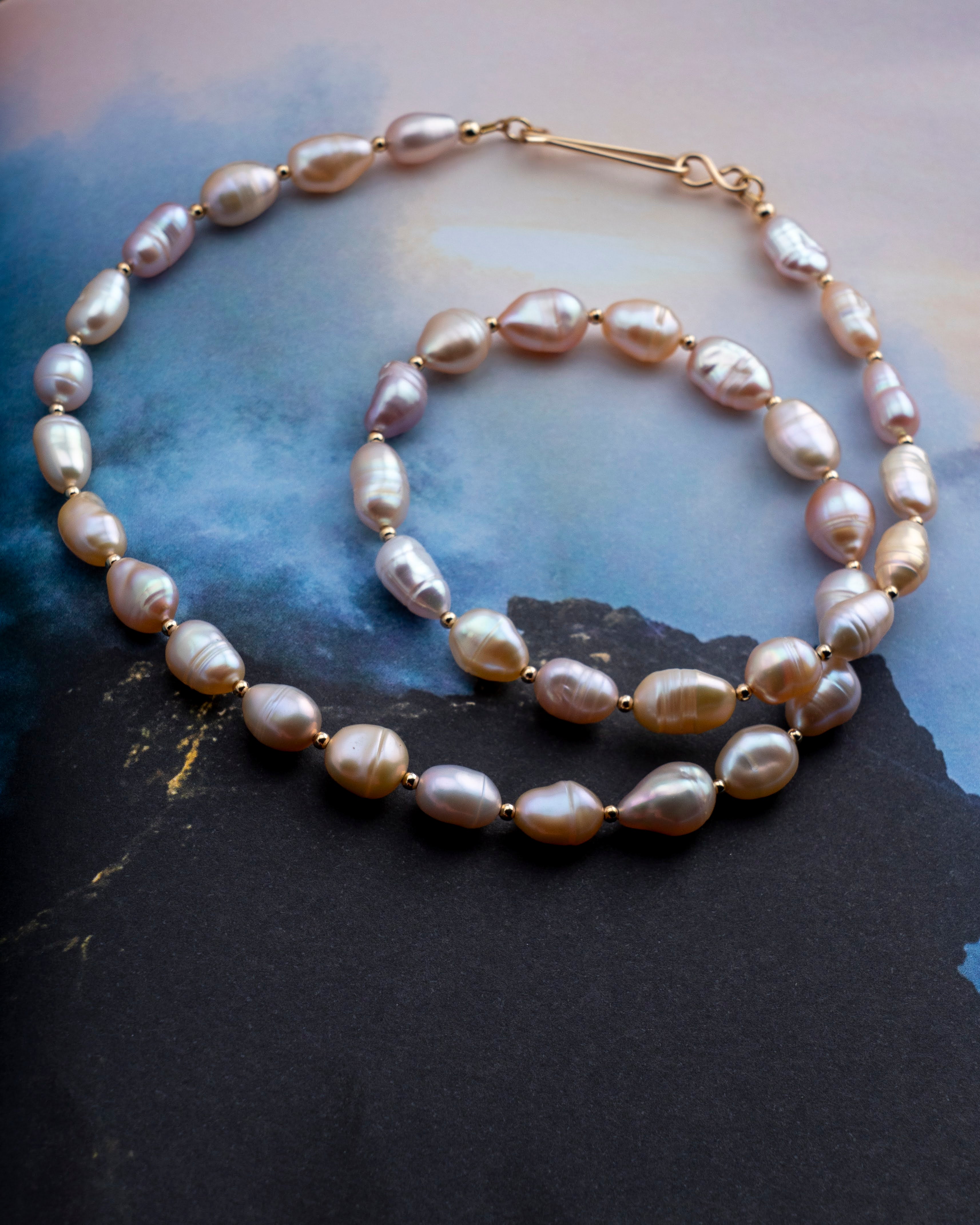 Pink Freshwater Pearl Necklace