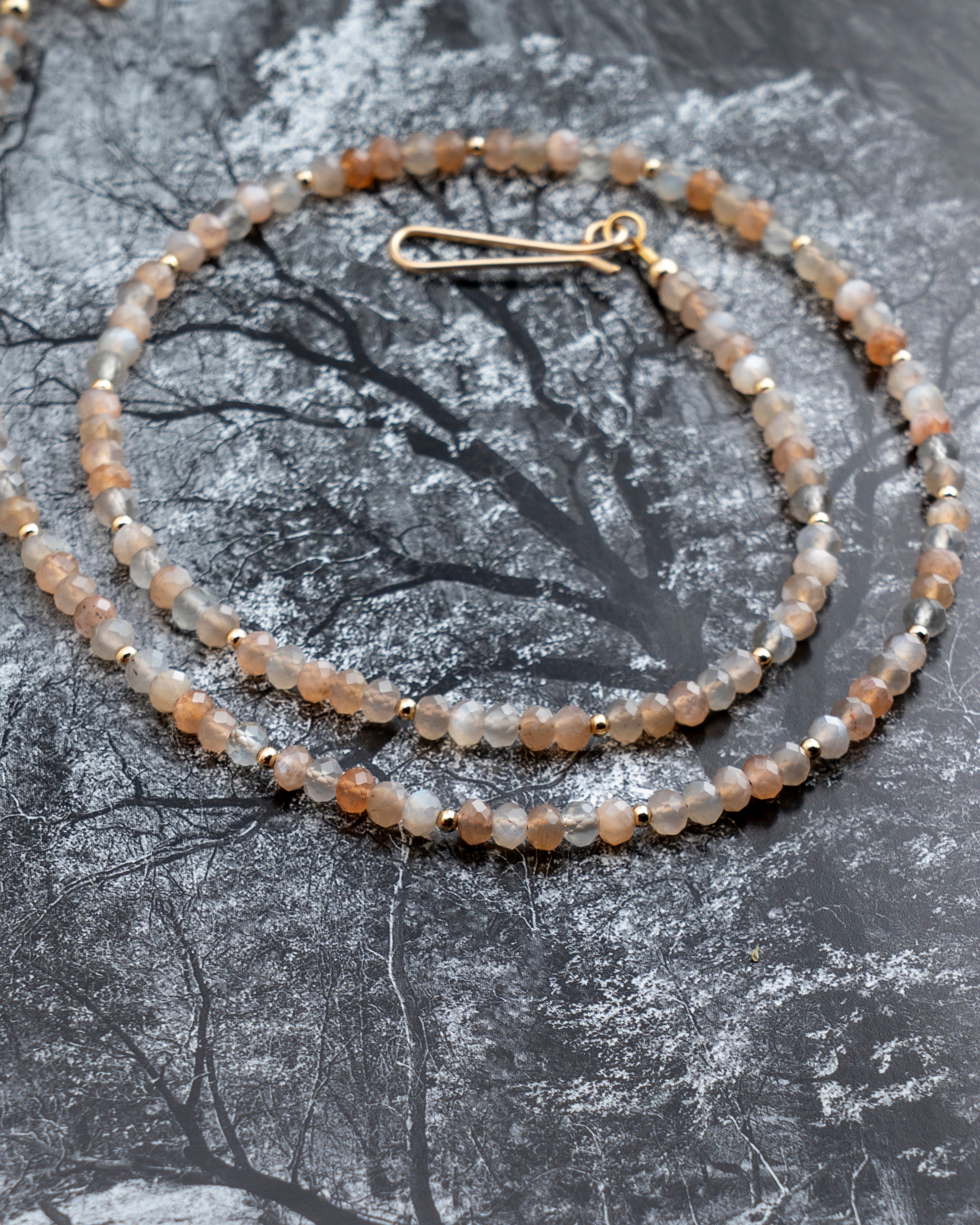 Autumn Moon Moonstone Necklace