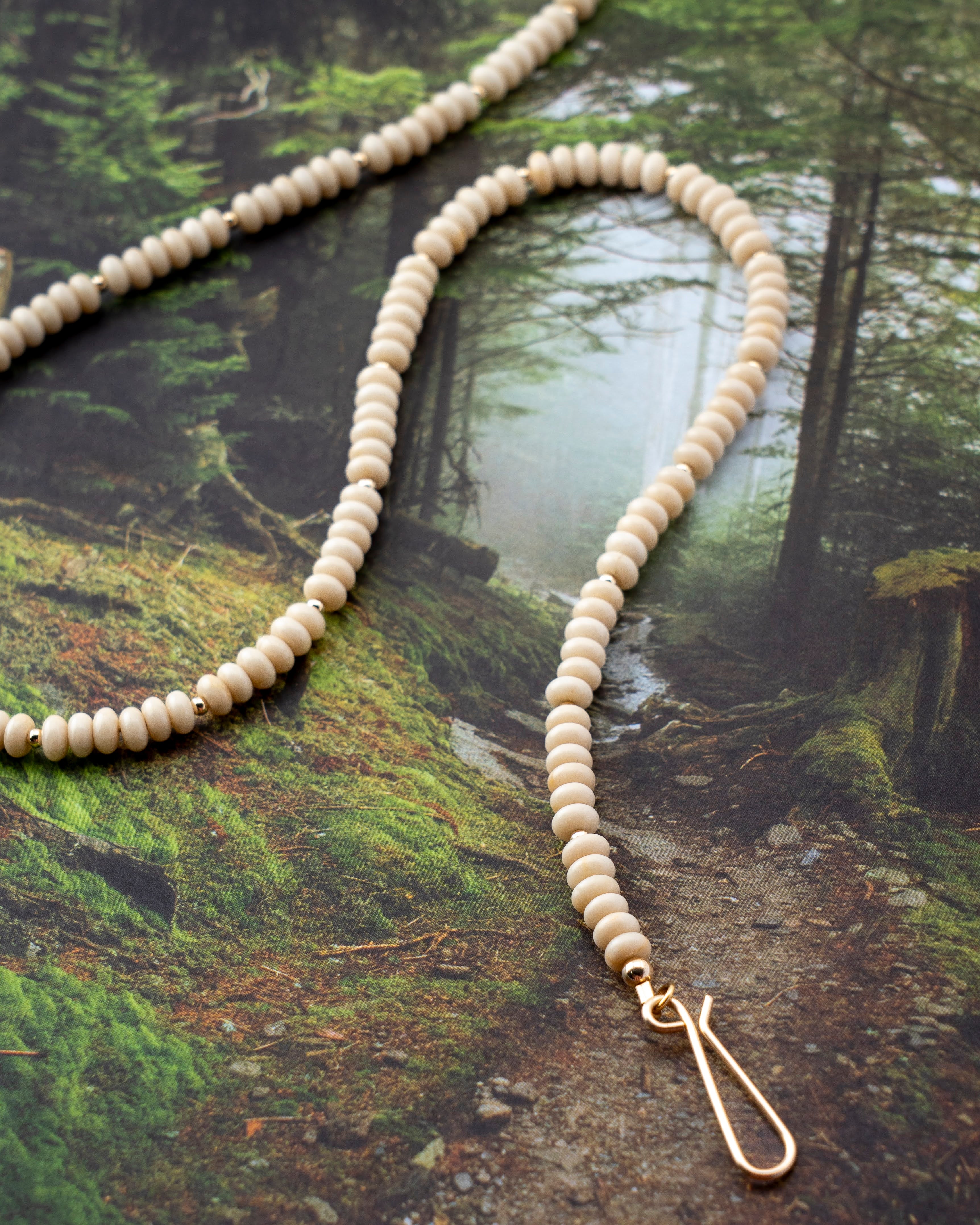 Sandswept Fossil Jasper Necklace