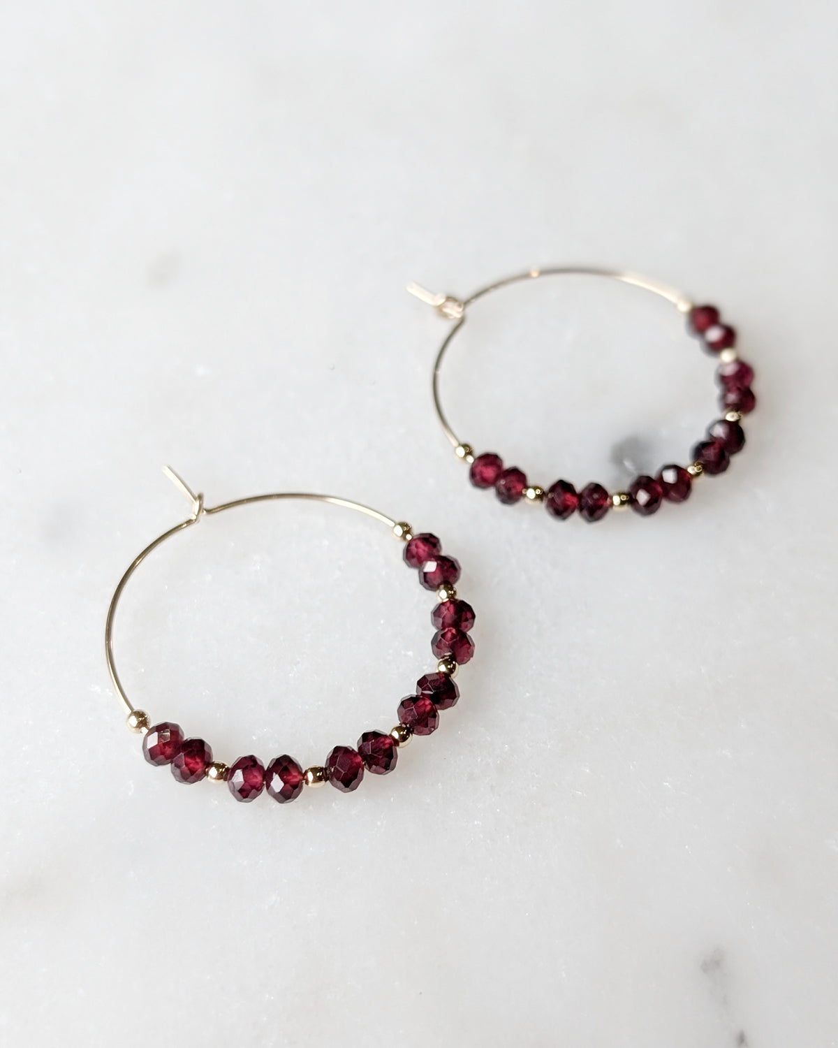 Garnet Hoops
