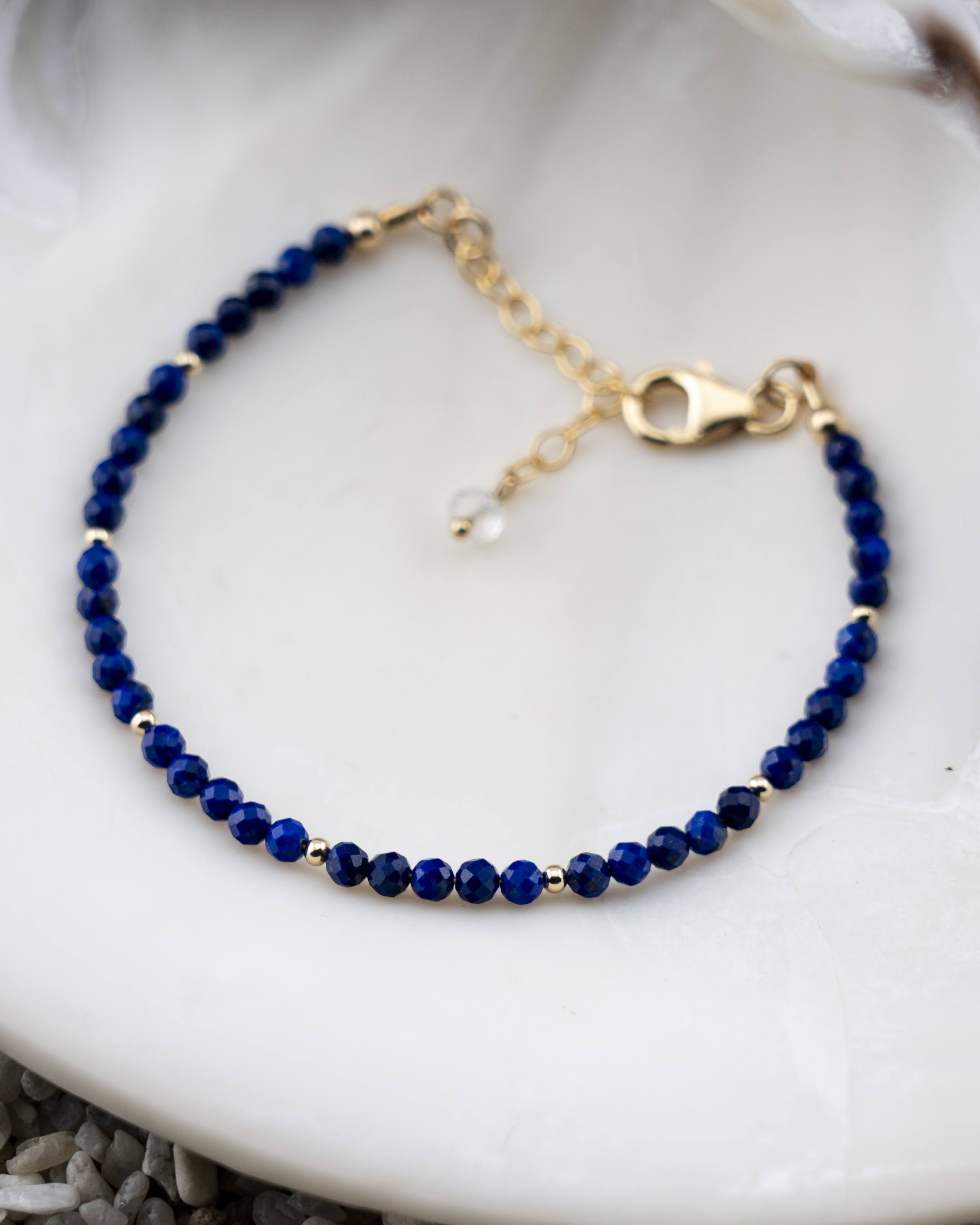 Oceanic Indigo Lapis Bracelet