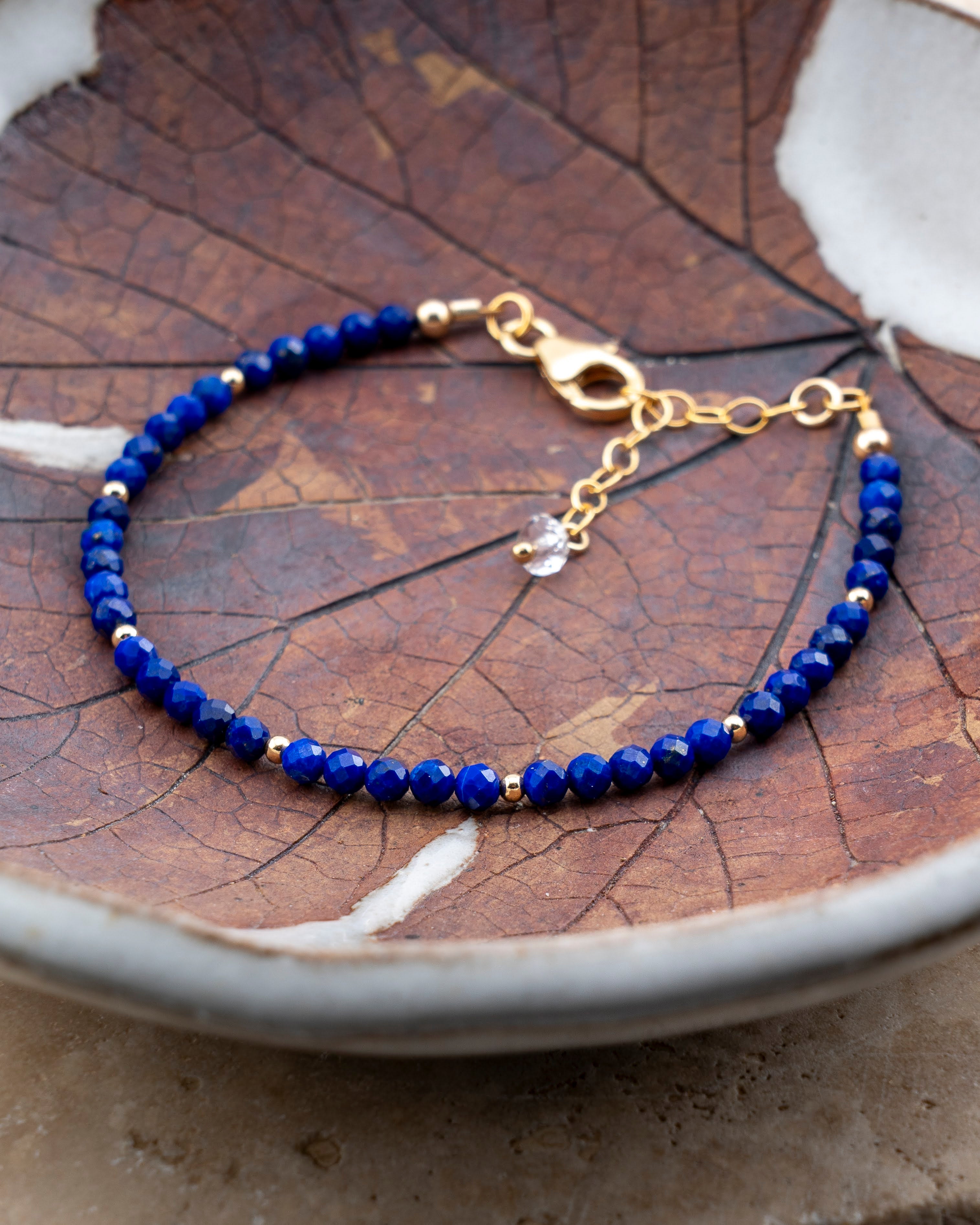 Oceanic Indigo Lapis Bracelet