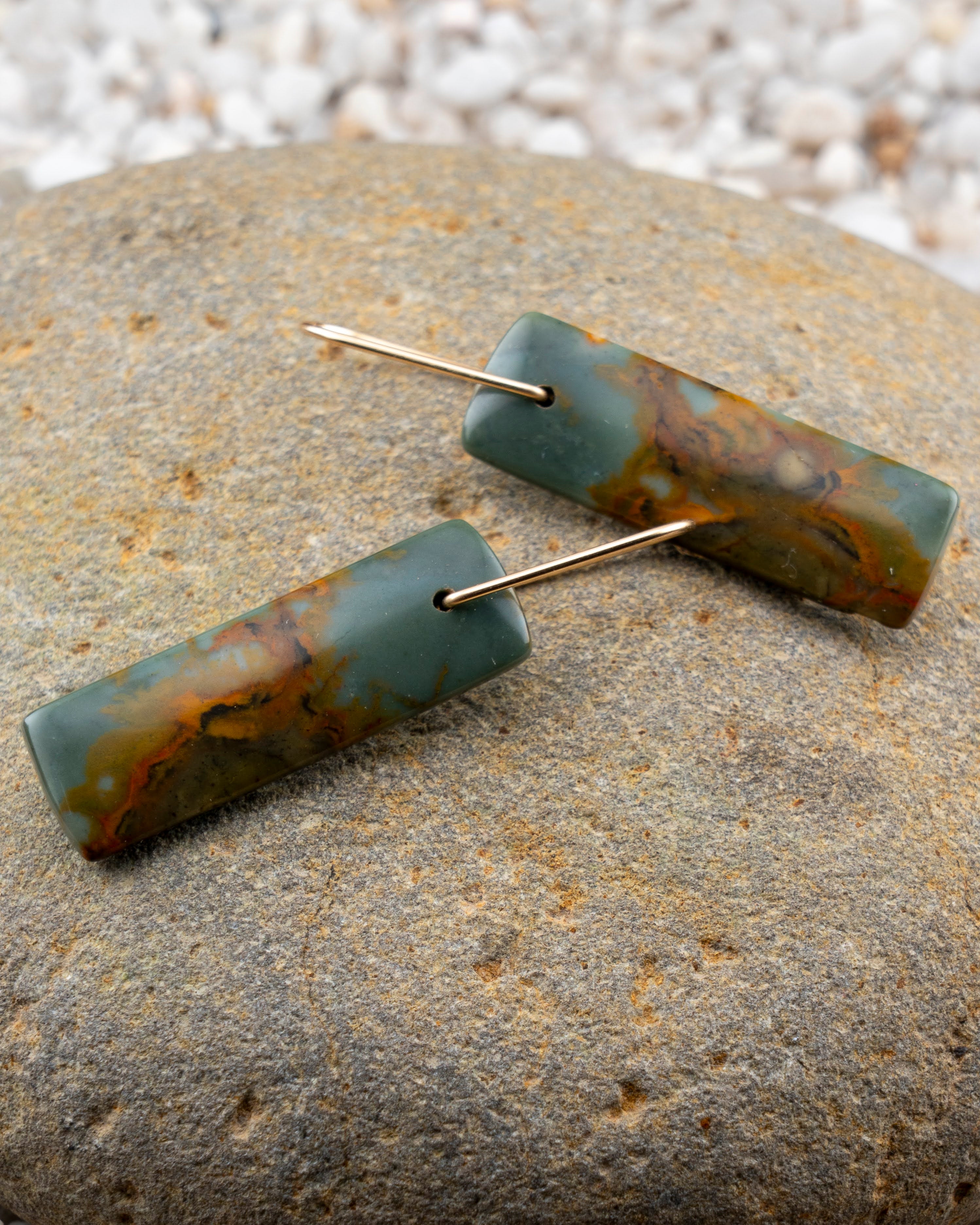 Owyhee Picture Jasper Dangles