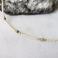 African Turquoise Beaded Choker Necklace