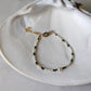 Freshwater Pearl and Malachite Accented Ivory and Gold Bracelet