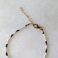 Freshwater Pearl and Malachite Accented Ivory and Gold Bracelet