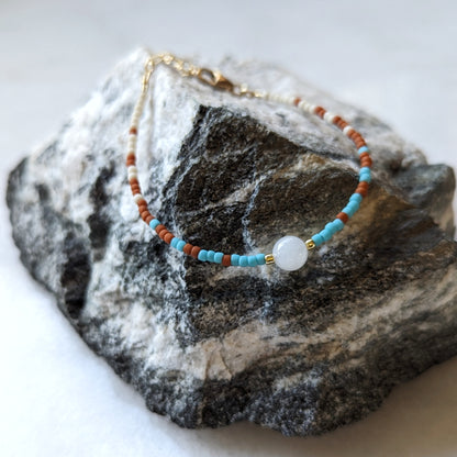 Southwest Wanderer Moonstone Fade Bracelet