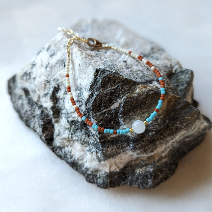 Southwest Wanderer Moonstone Fade Bracelet