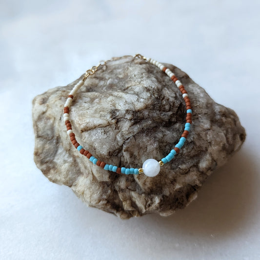Southwest Wanderer Moonstone Fade Bracelet