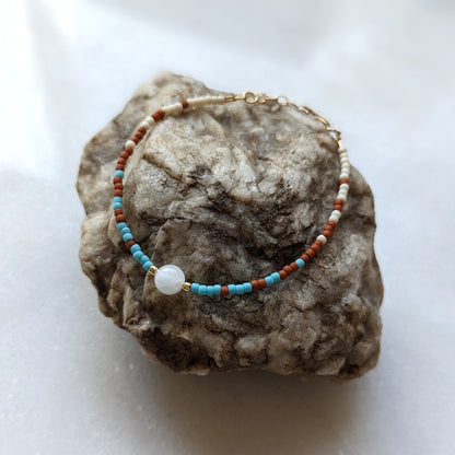 Southwest Wanderer Moonstone Fade Bracelet