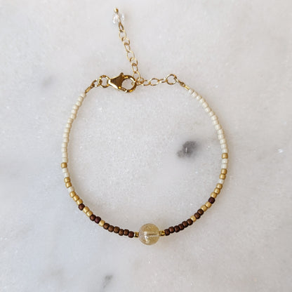 Neutral Citrine Fade Bracelet