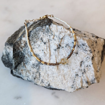 Neutral Citrine Fade Bracelet