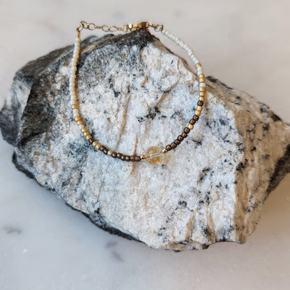 Neutral Citrine Fade Bracelet