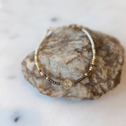 Neutral Citrine Fade Bracelet