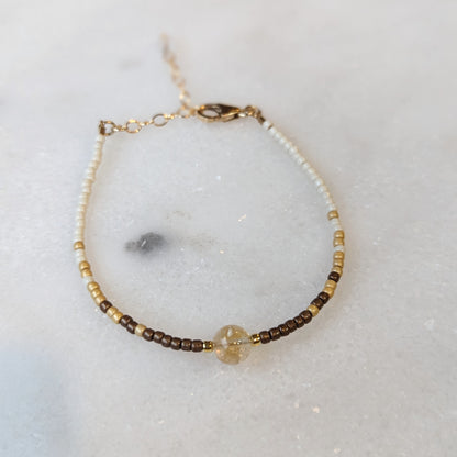 Neutral Citrine Fade Bracelet