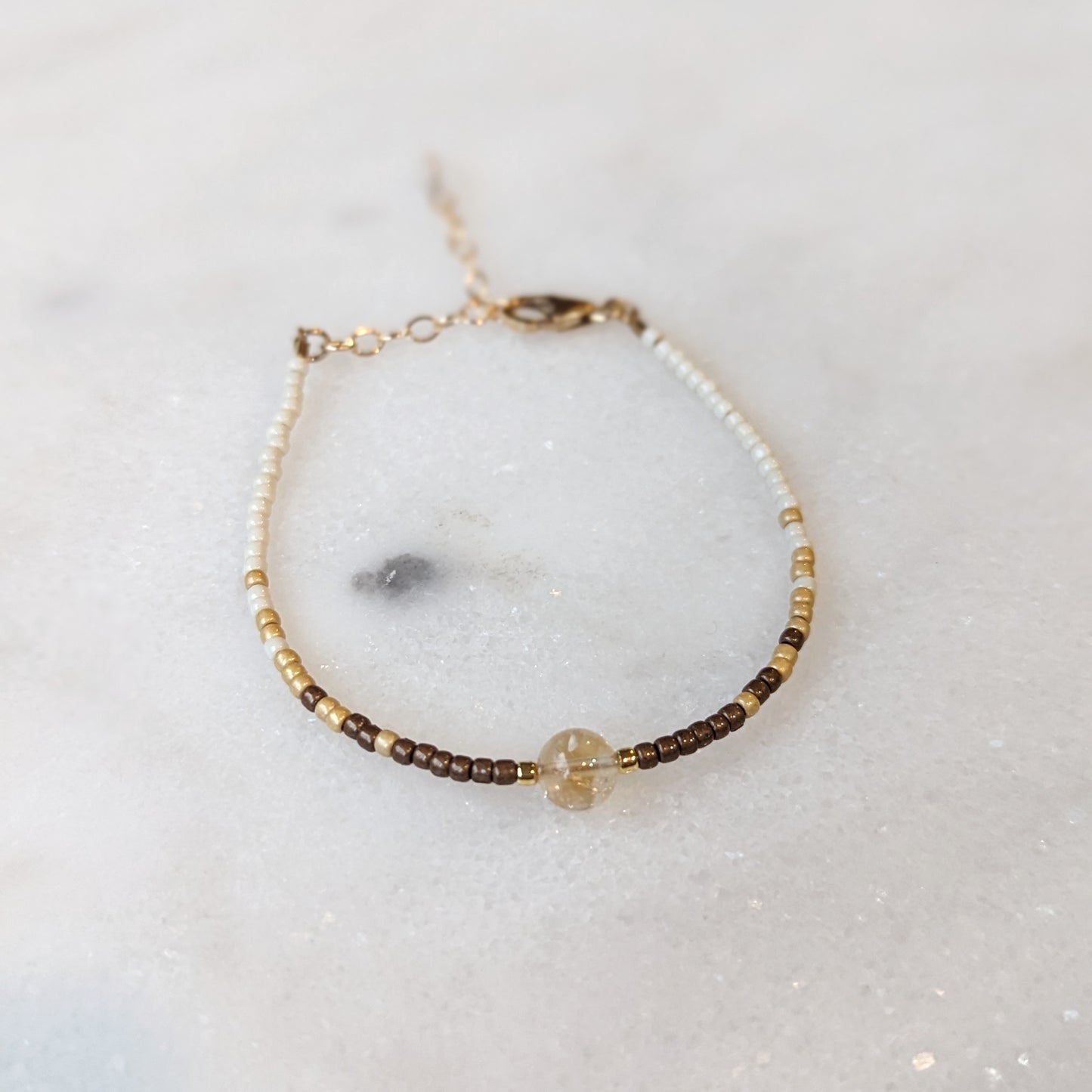 Neutral Citrine Fade Bracelet