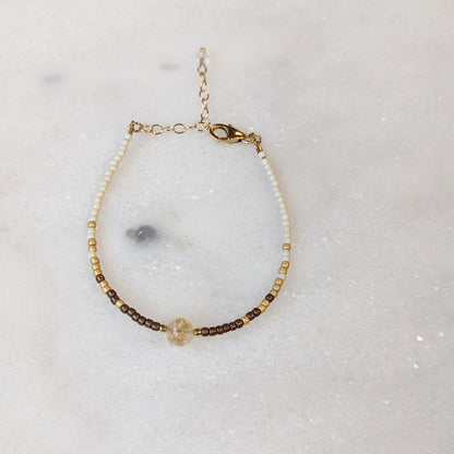 Neutral Citrine Fade Bracelet