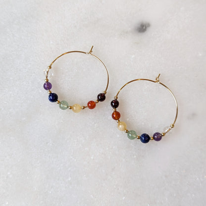 Earth Chakra Hoops