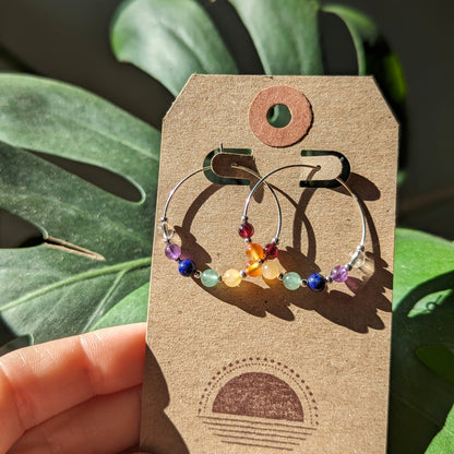 Earth Chakra Hoops