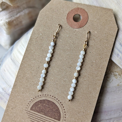 Mother of Pearl Gemstone Dangles