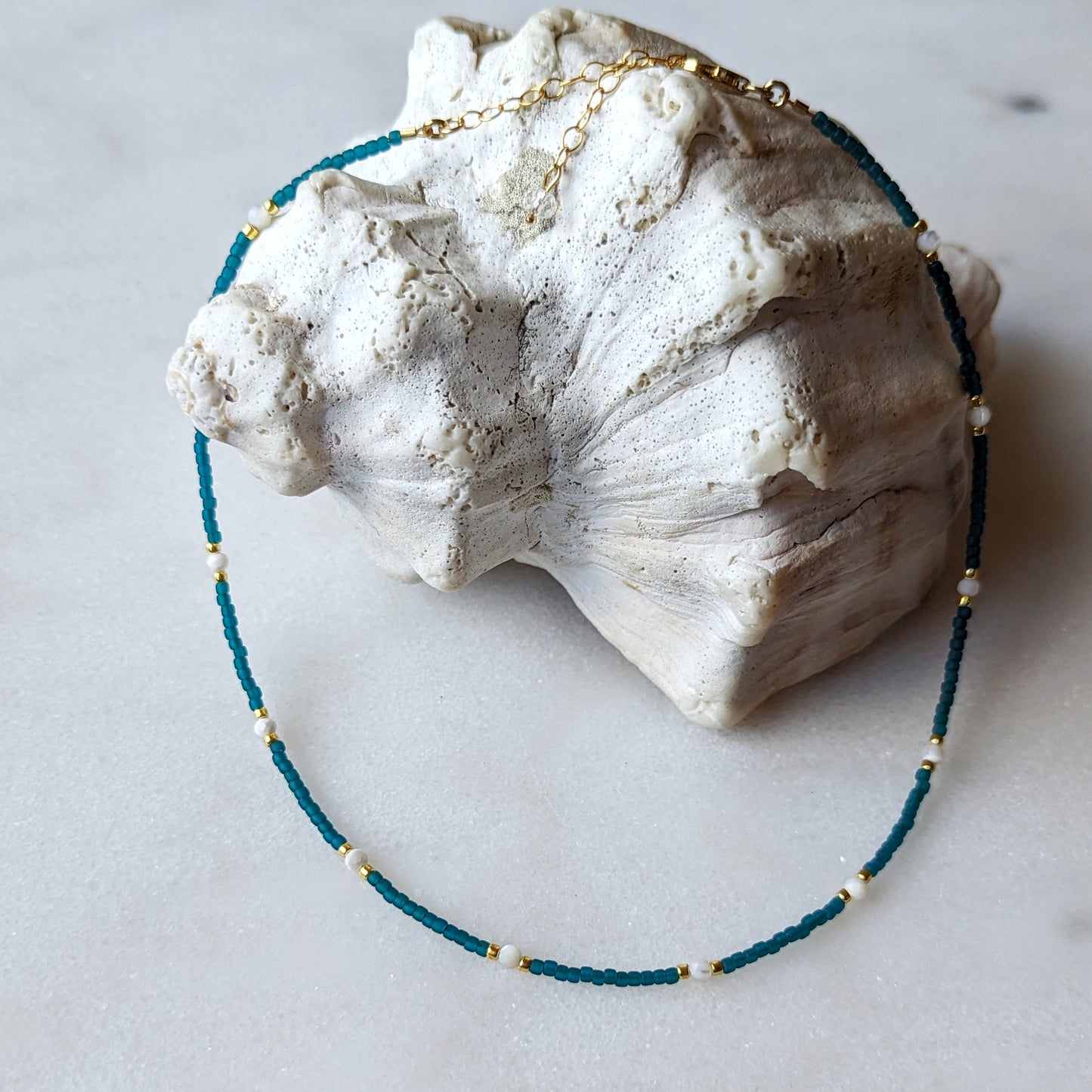 Mother of Pearl Deep Sea Necklace