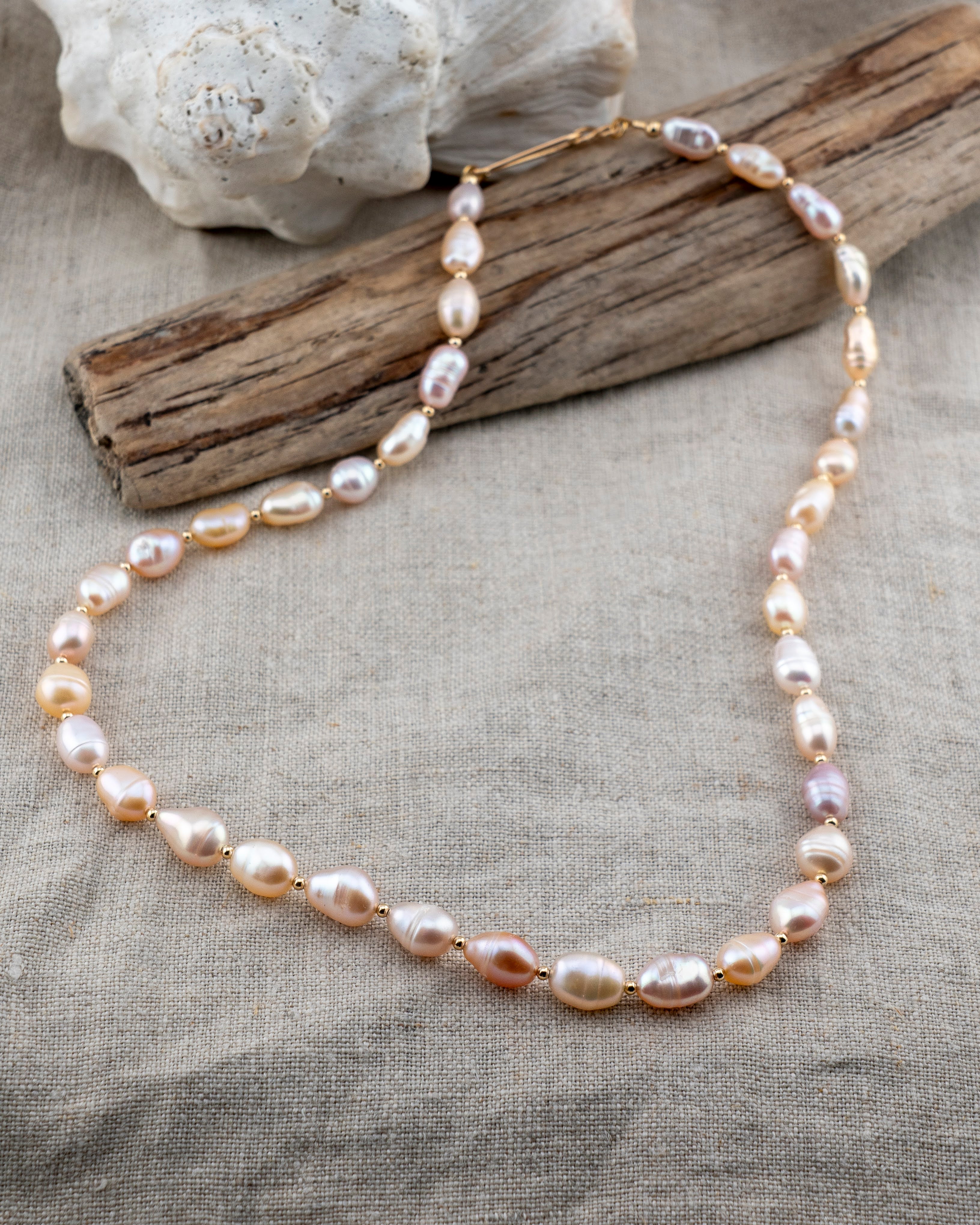 Pink Freshwater Pearl Necklace