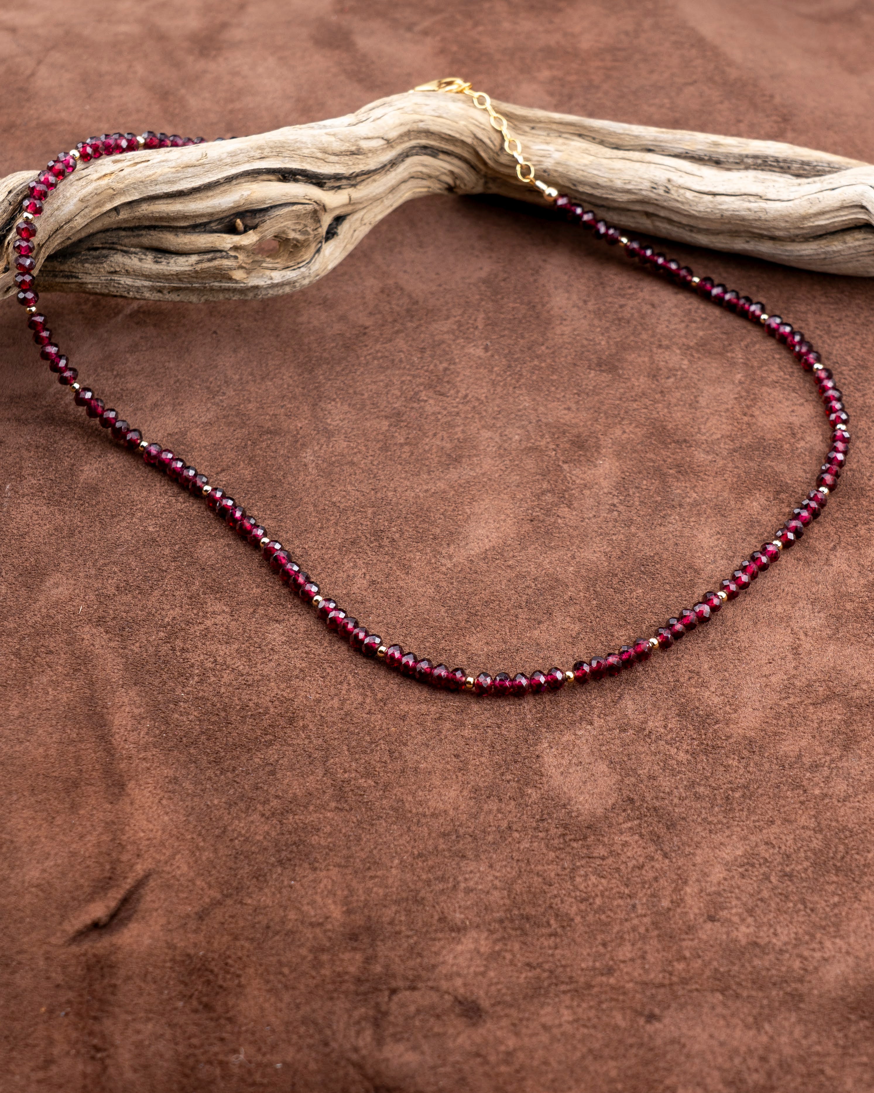 Twilight Syrah Red Garnet Necklace