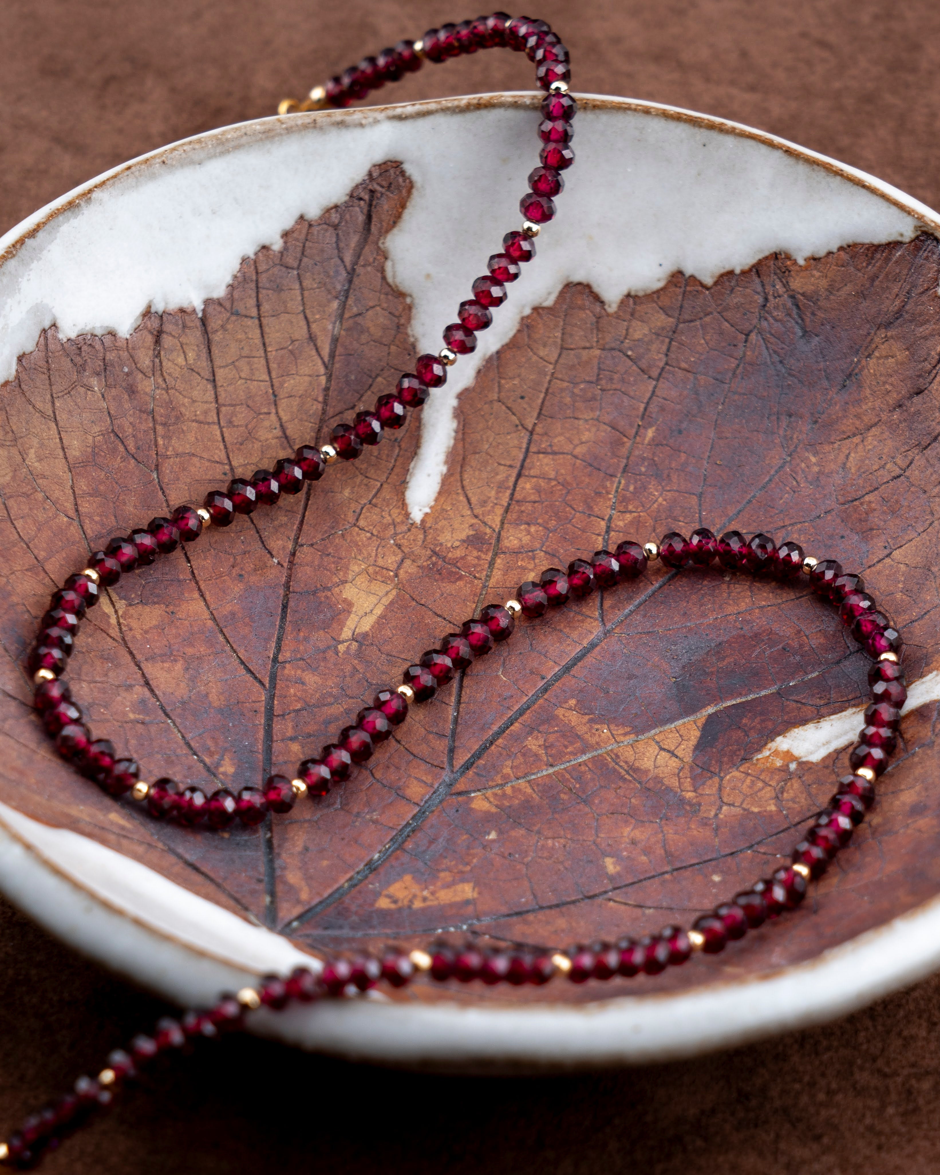 Twilight Syrah Red Garnet Necklace