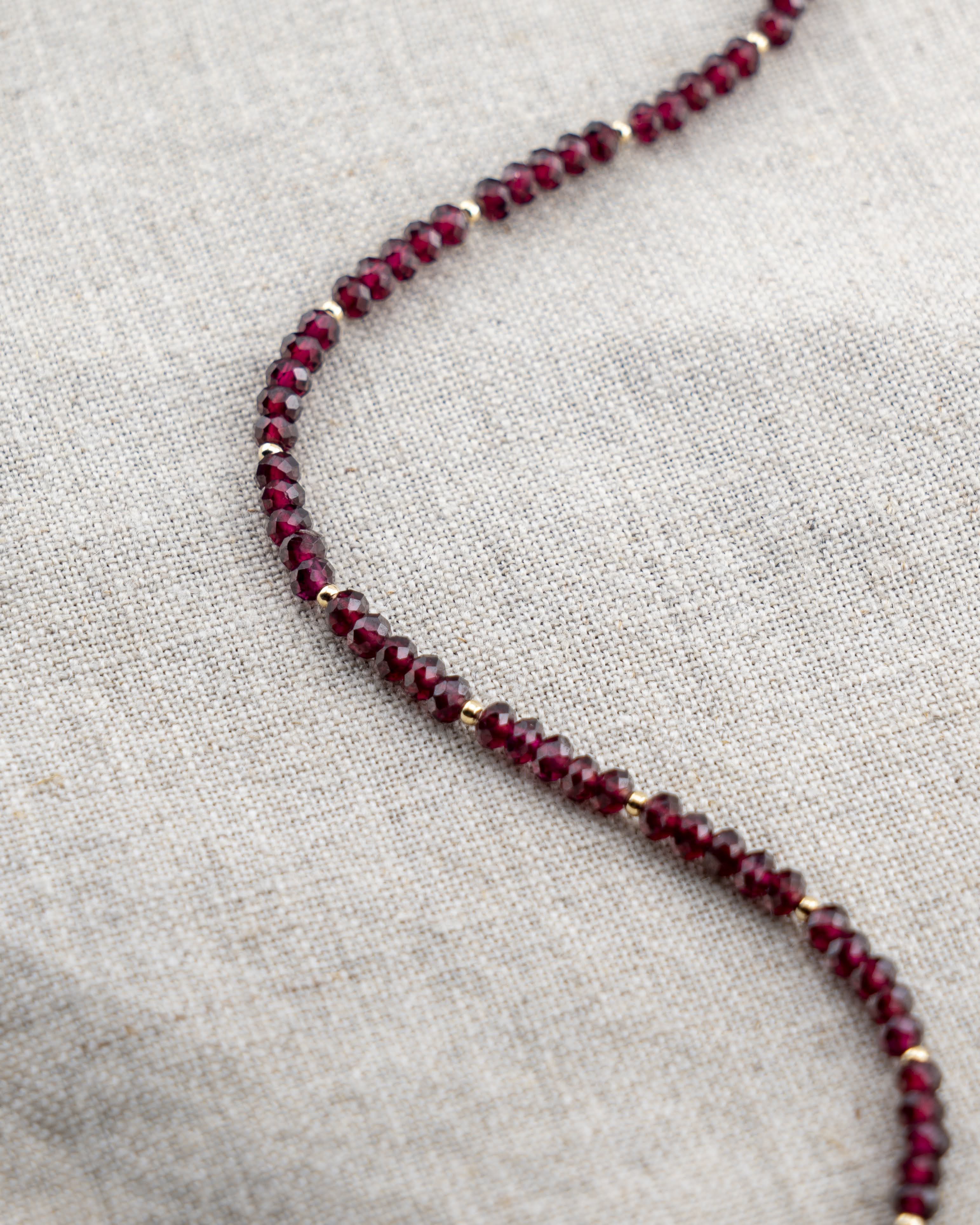 Twilight Syrah Red Garnet Necklace
