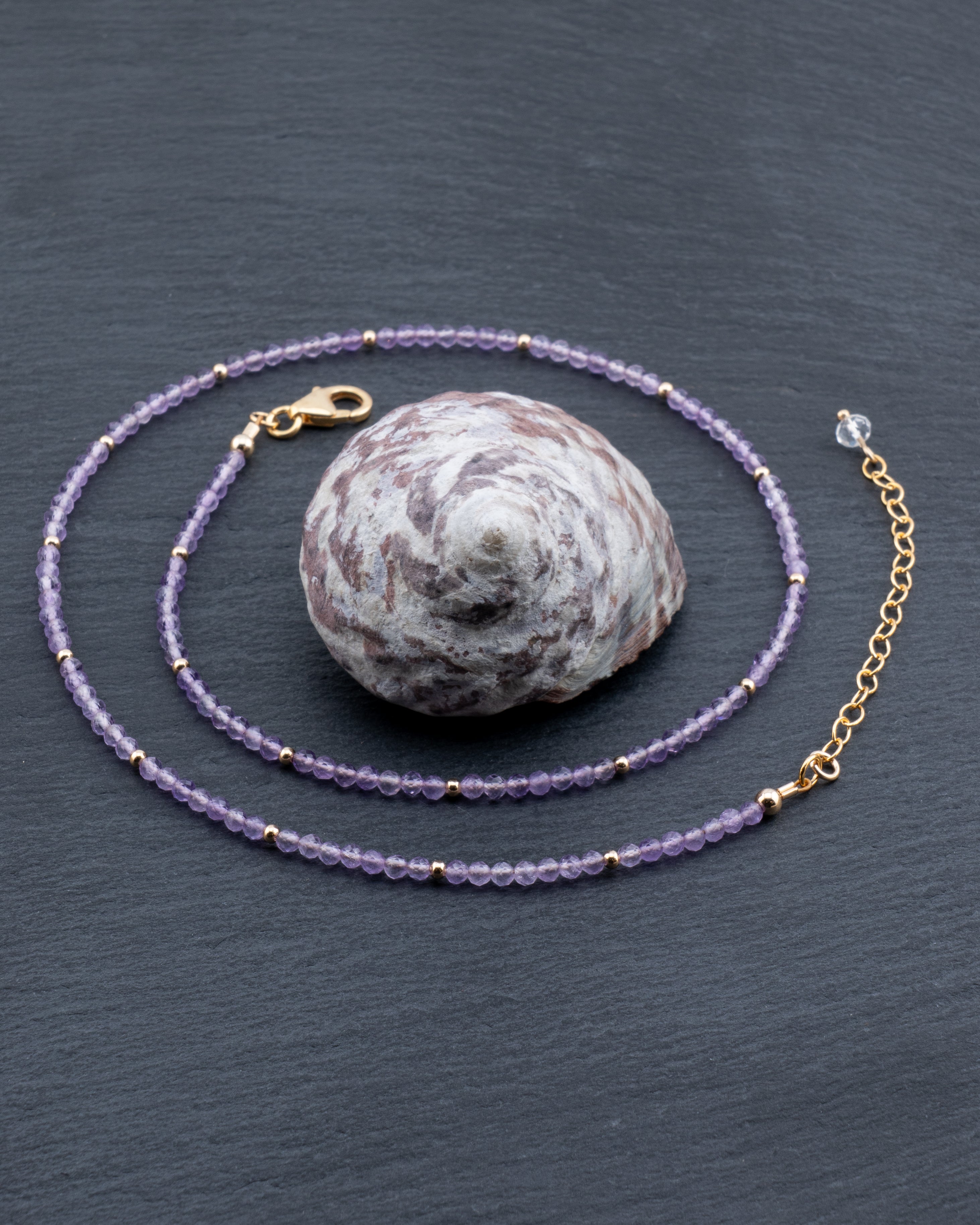 Misty Meadow Lilac Amethyst Necklace