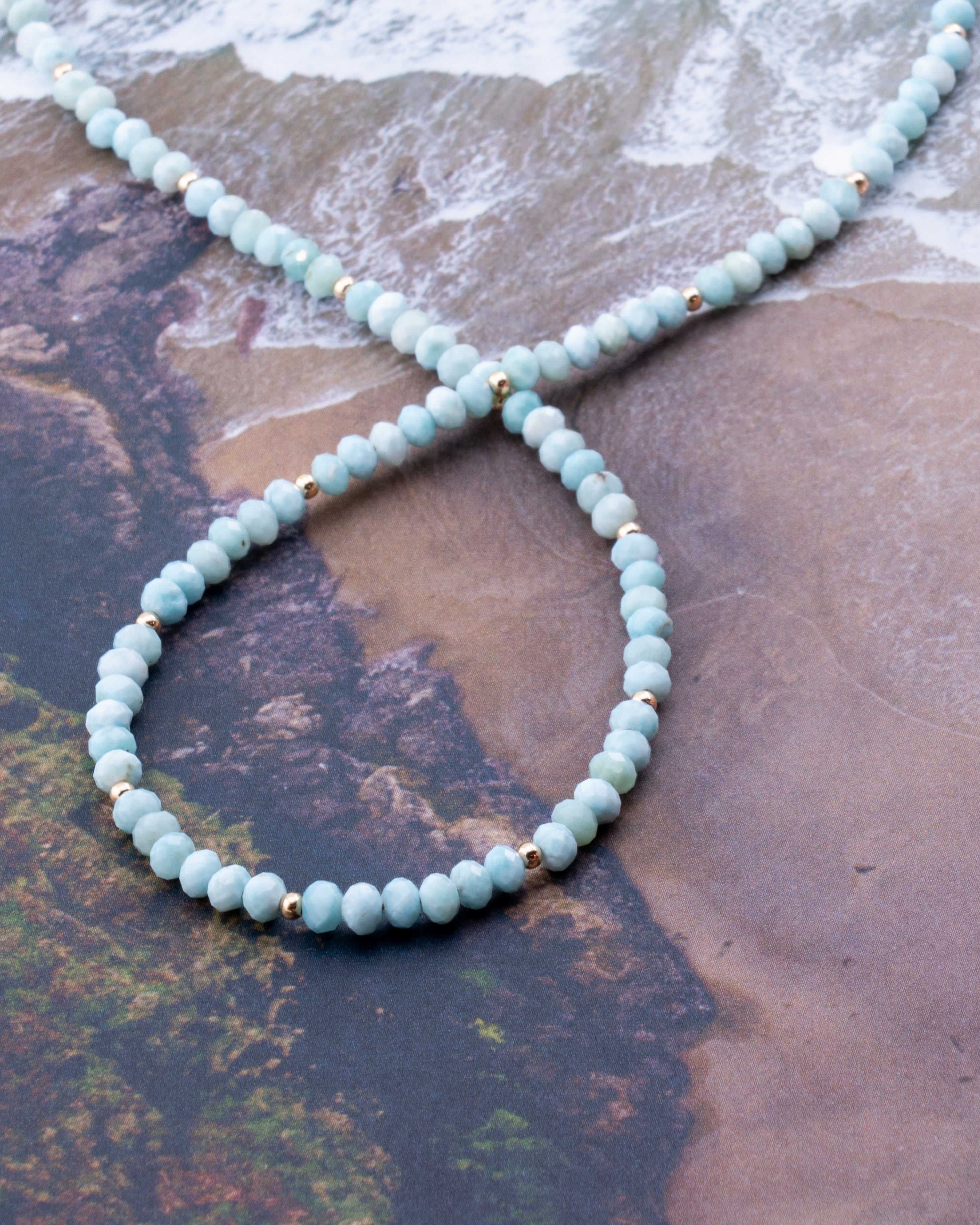 Tidal Reverie Larimar Necklace