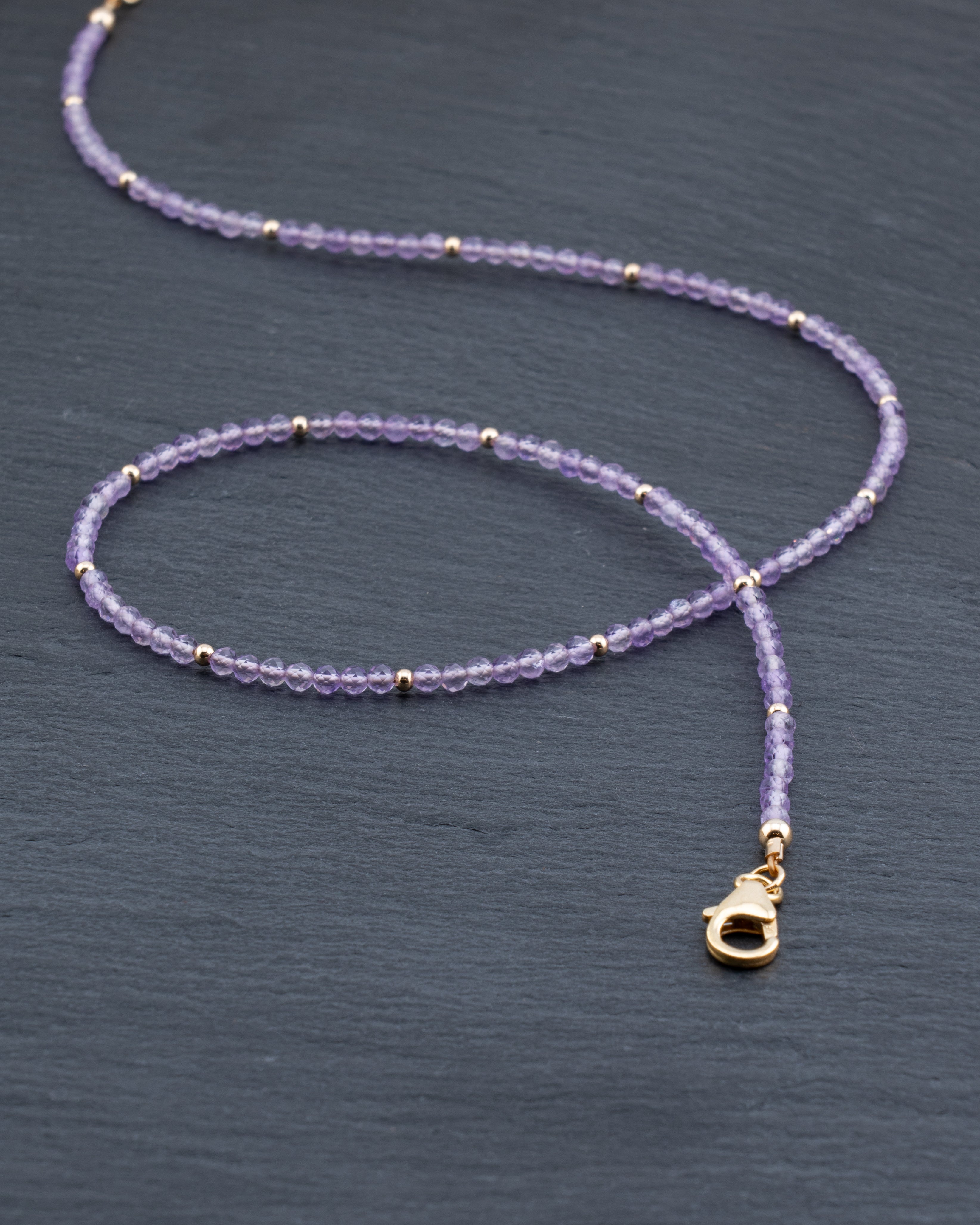 Misty Meadow Lilac Amethyst Necklace