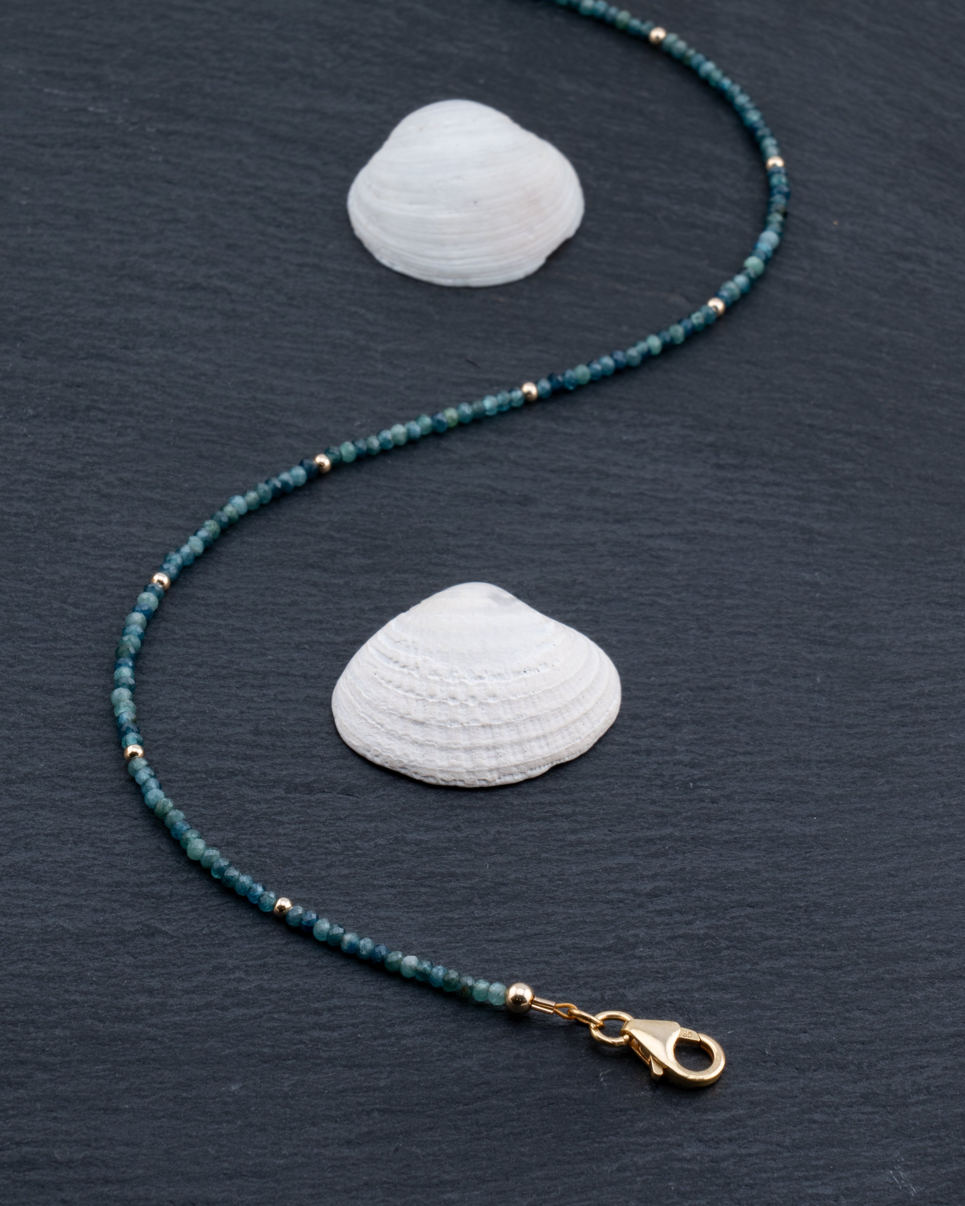 Ocean Gradient Paraiba Blue Tourmaline Necklace