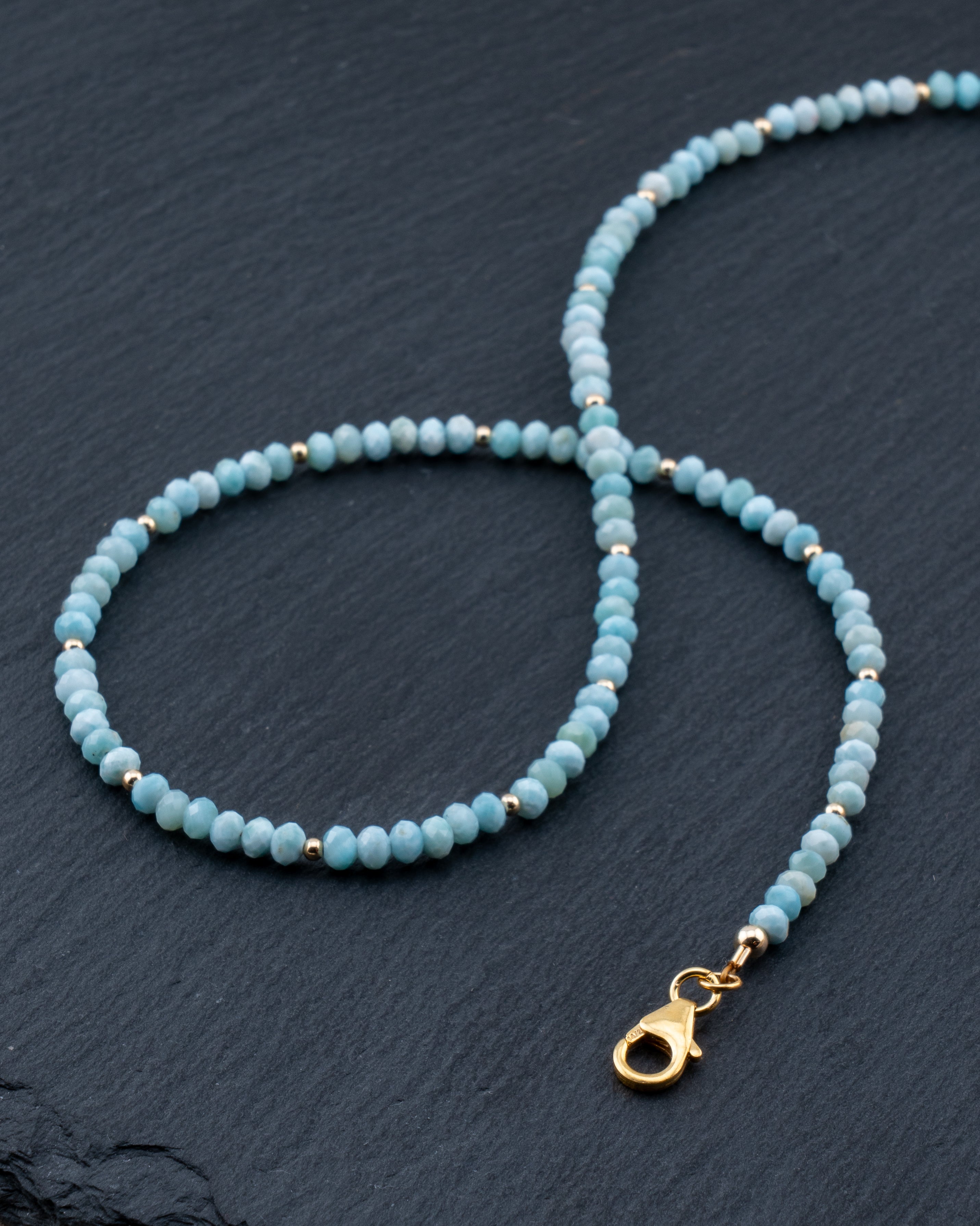 Tidal Reverie Larimar Necklace