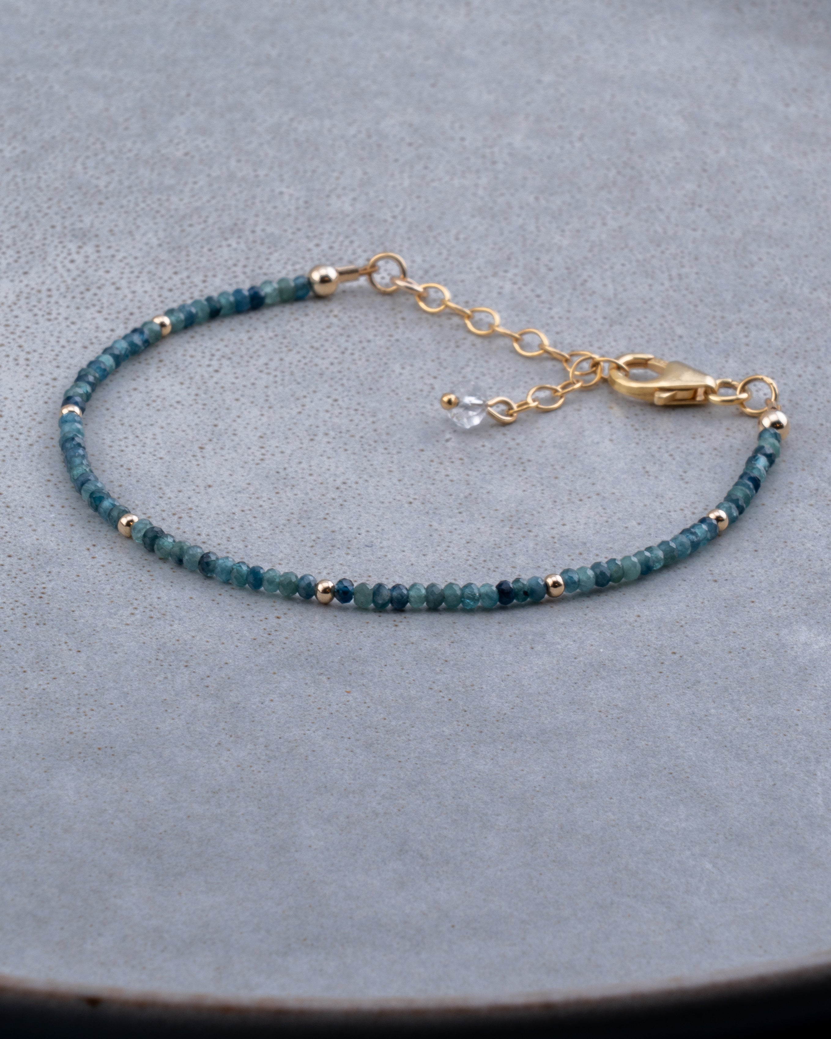 Ocean Gradient Paraiba Blue Tourmaline Bracelet