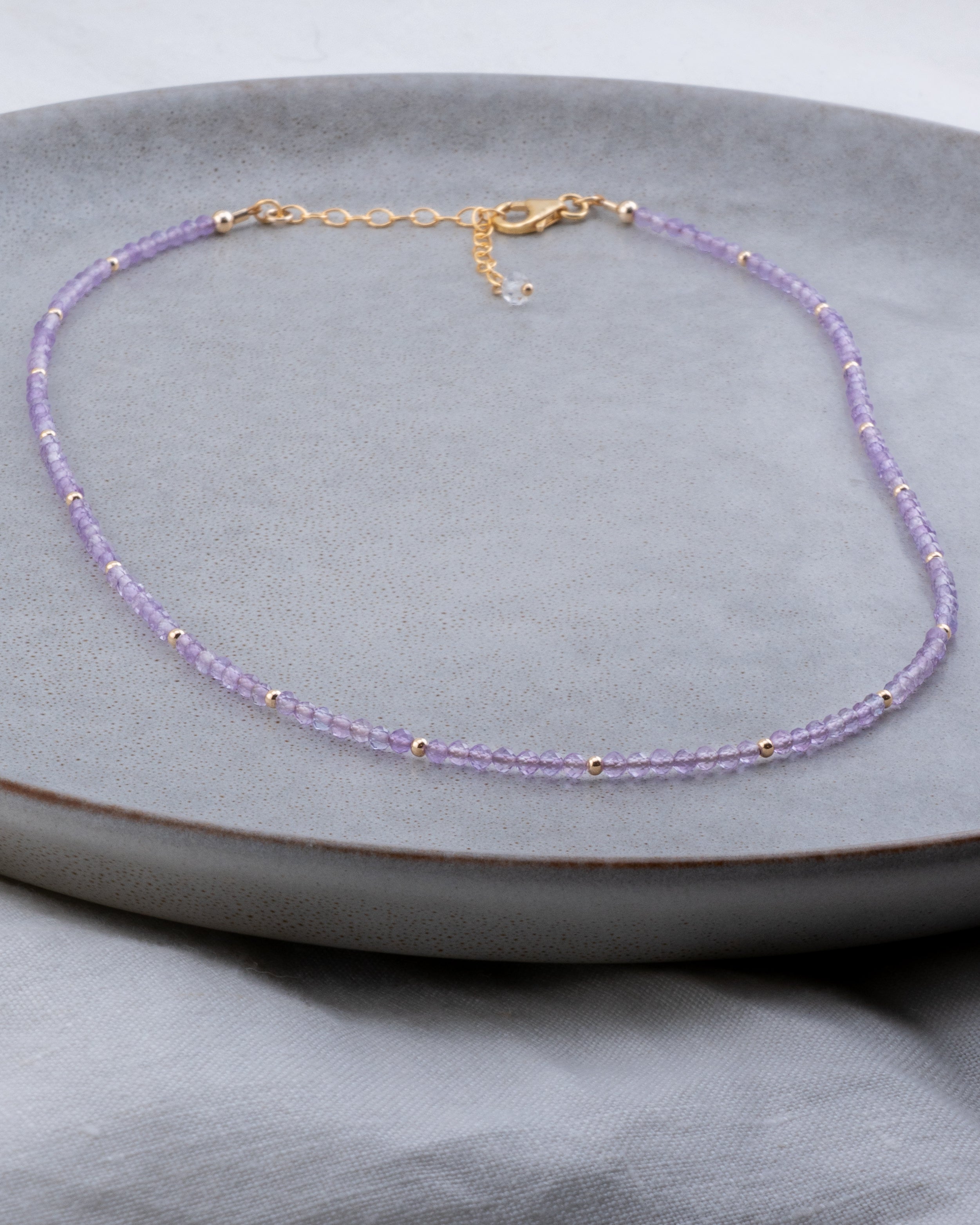 Misty Meadow Lilac Amethyst Necklace