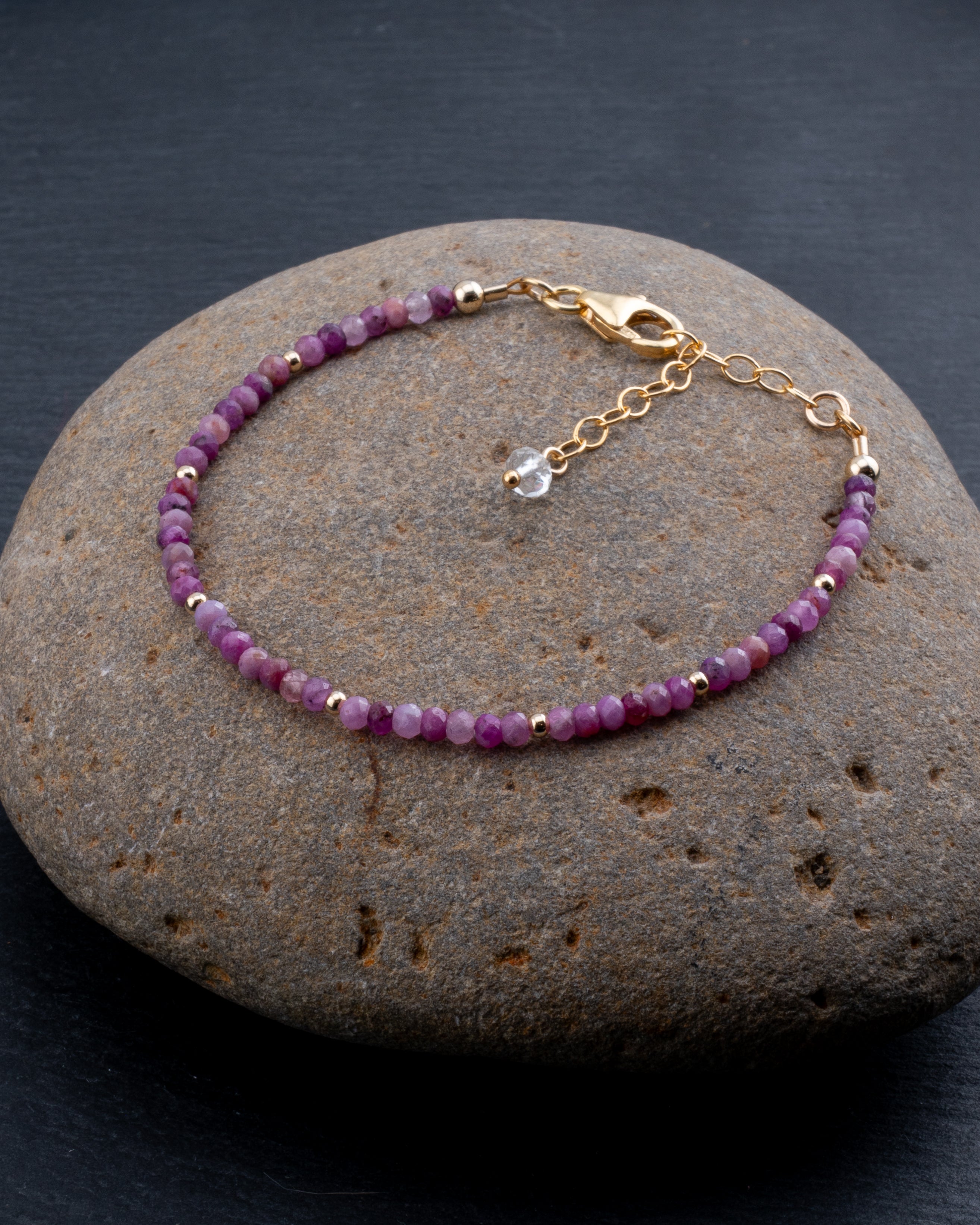 Desert Bloom Pink Ruby Bracelet